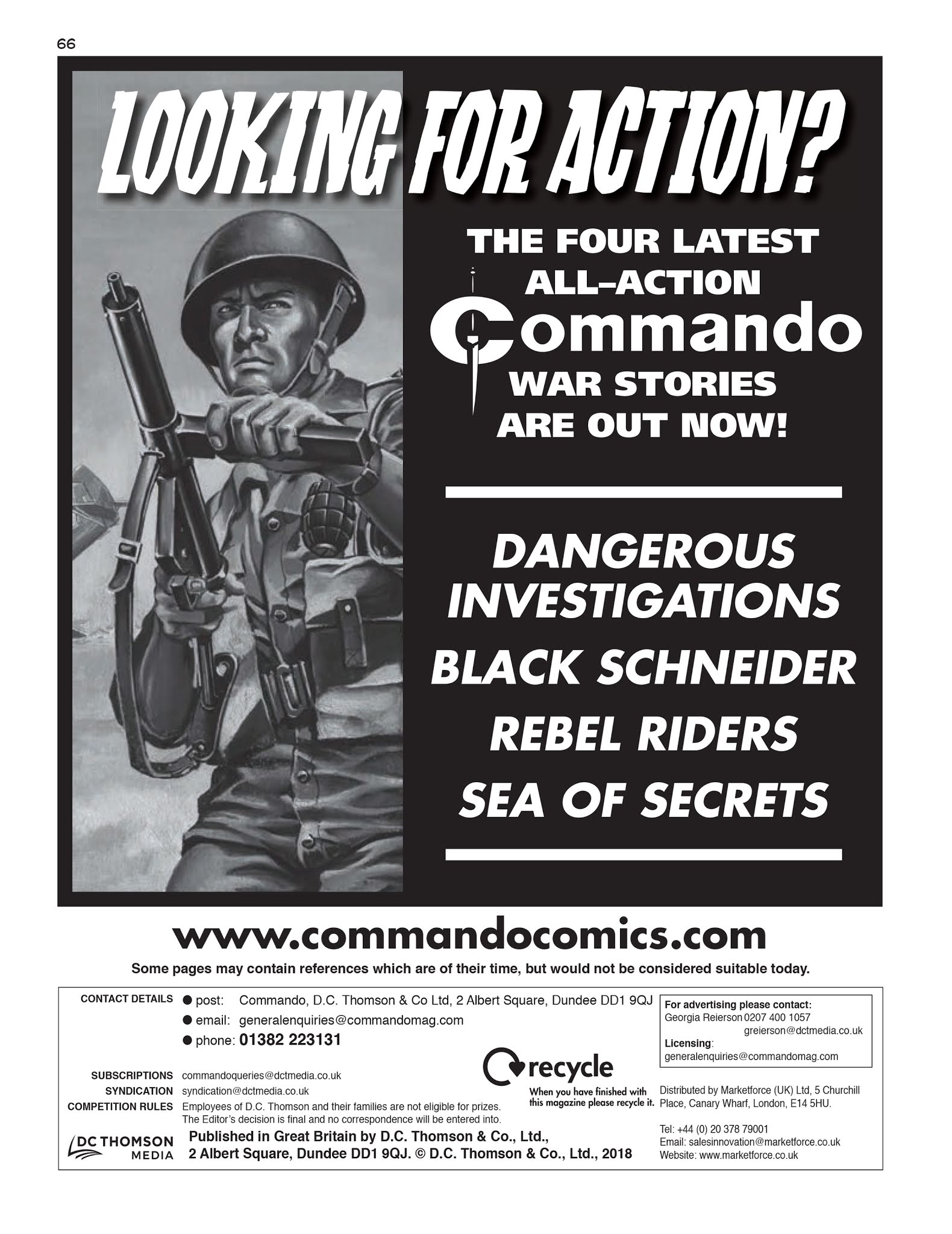 Read online Commando: For Action and Adventure comic -  Issue #5169 - 65
