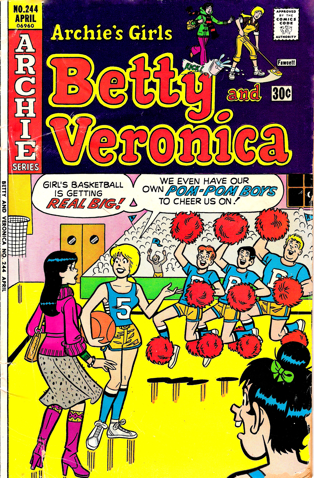 Read online Archie's Girls Betty and Veronica comic -  Issue #244 - 1