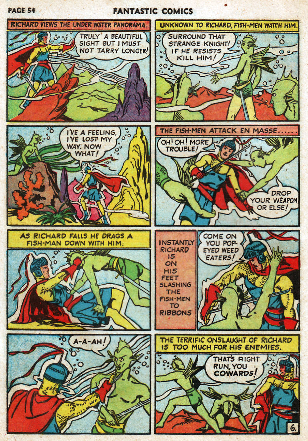 Read online Fantastic Comics comic -  Issue #17 - 55