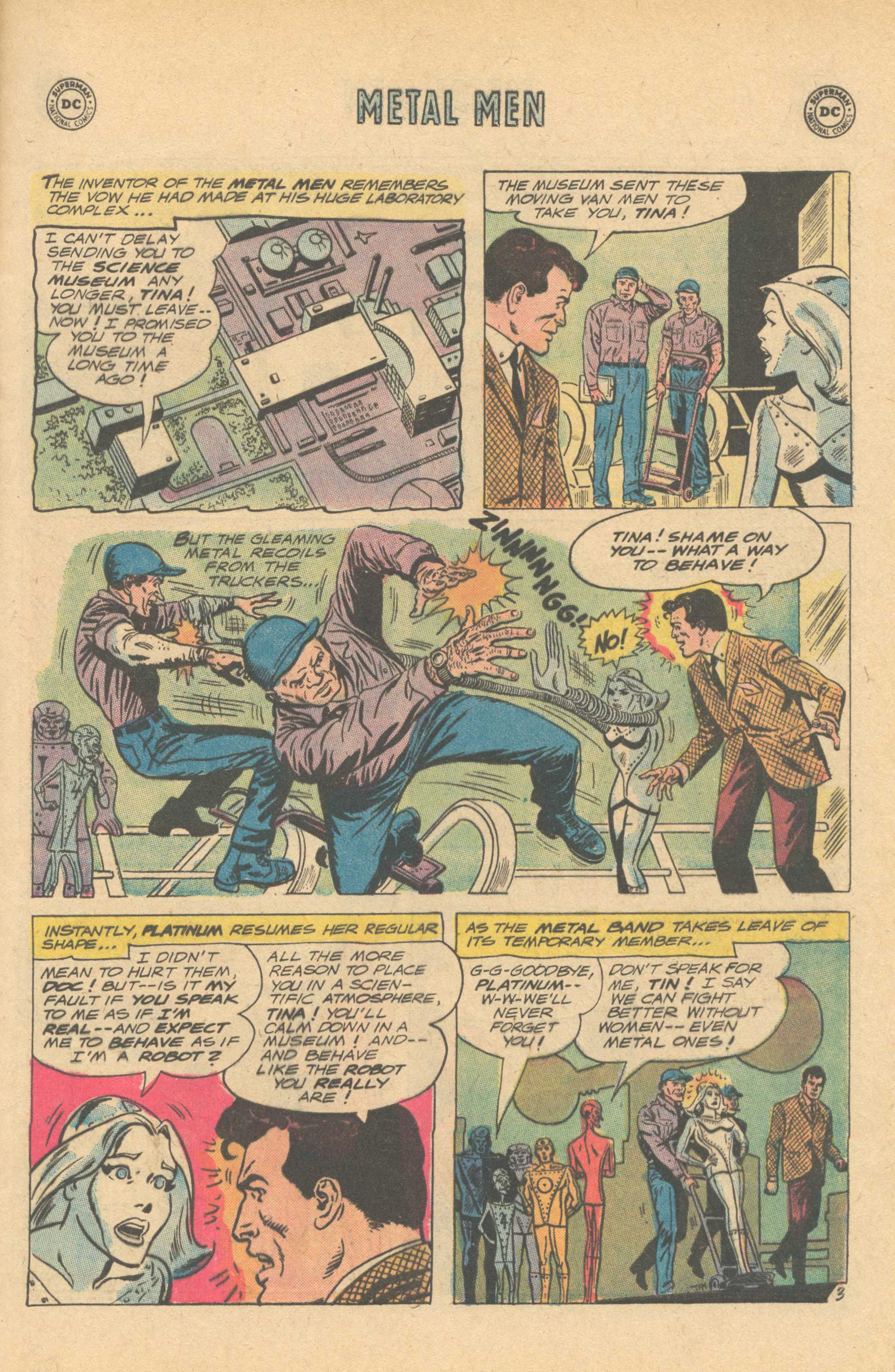 Read online Metal Men (1963) comic -  Issue #44 - 5