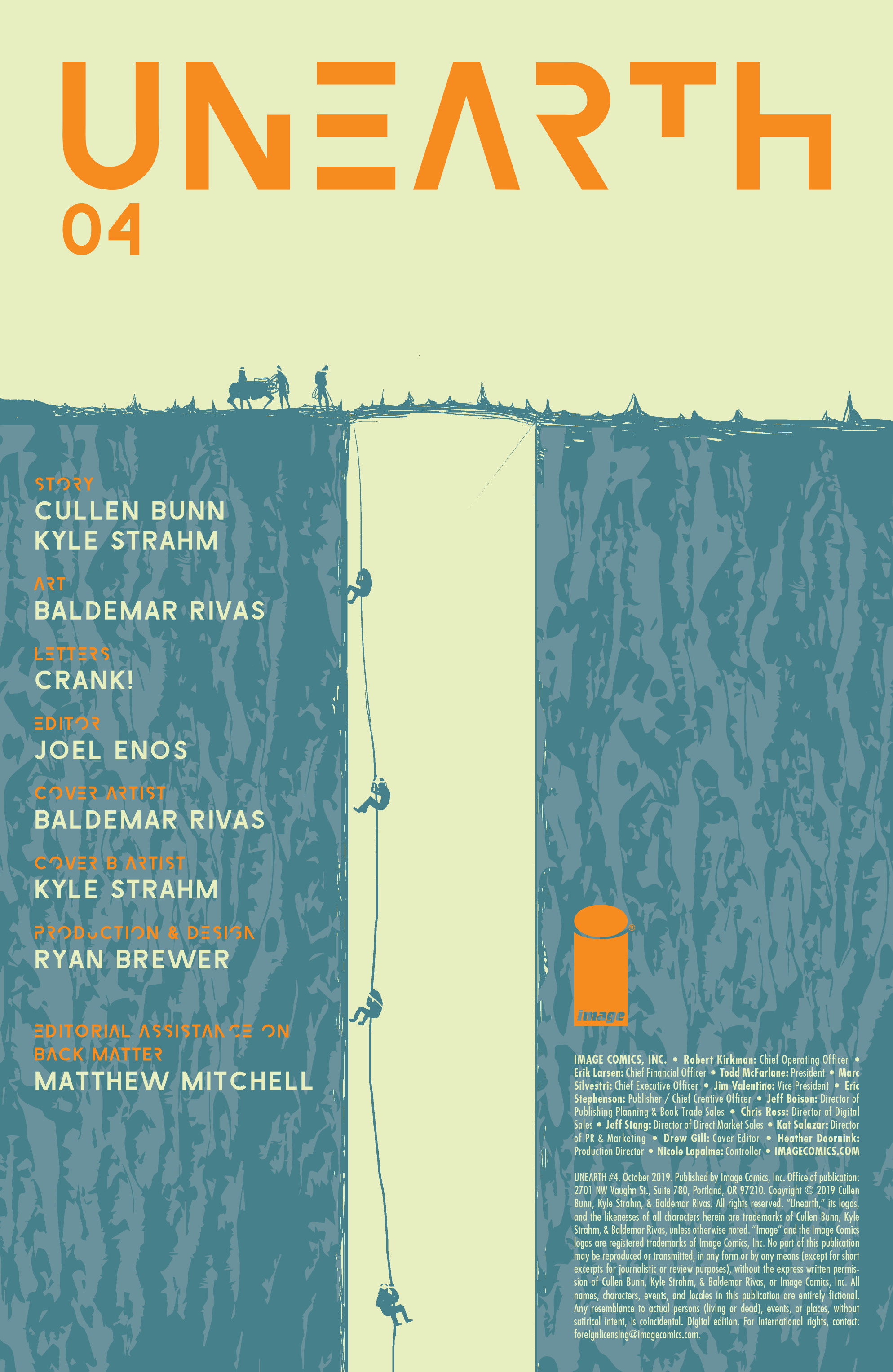Read online Unearth comic -  Issue #4 - 2