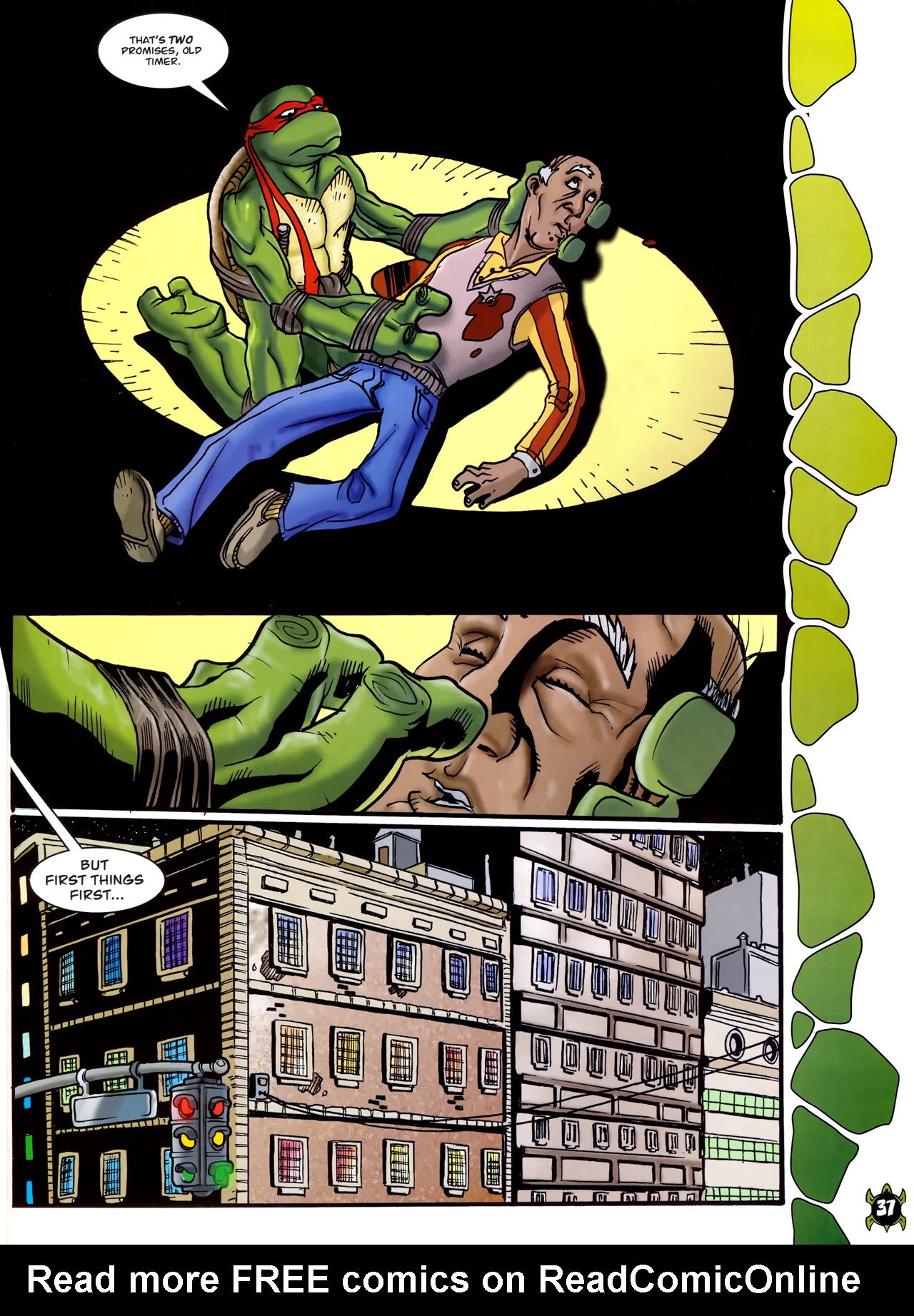 Read online Teenage Mutant Ninja Turtles Comic comic -  Issue #3 - 32