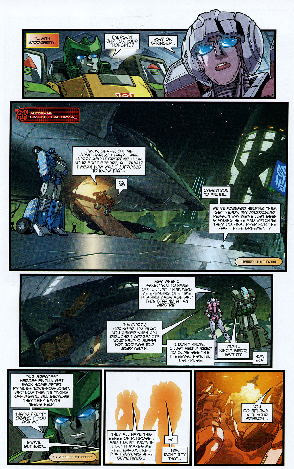 Read online Transformers: Generation 1 (2004) comic -  Issue #9 - 12