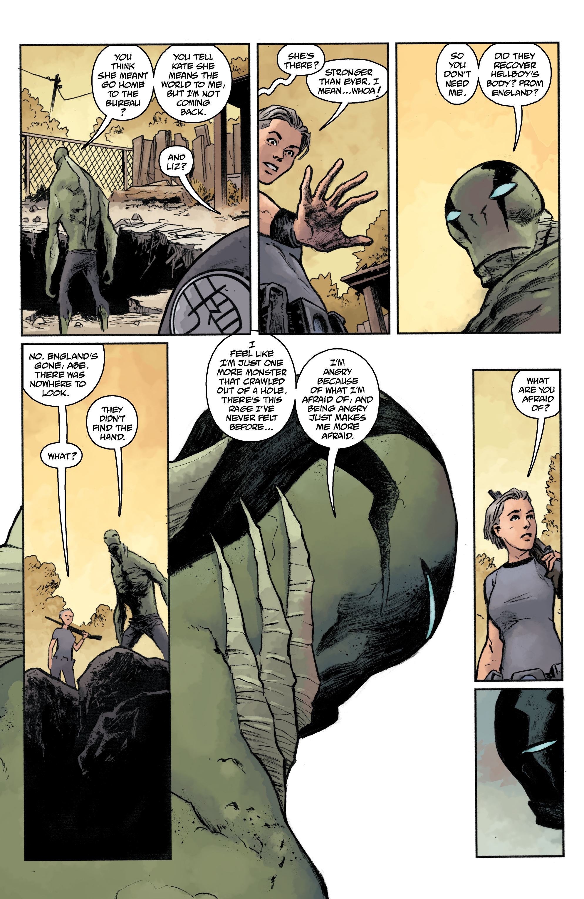 Read online Abe Sapien comic -  Issue # _TPB Dark and Terrible 1 (Part 4) - 51