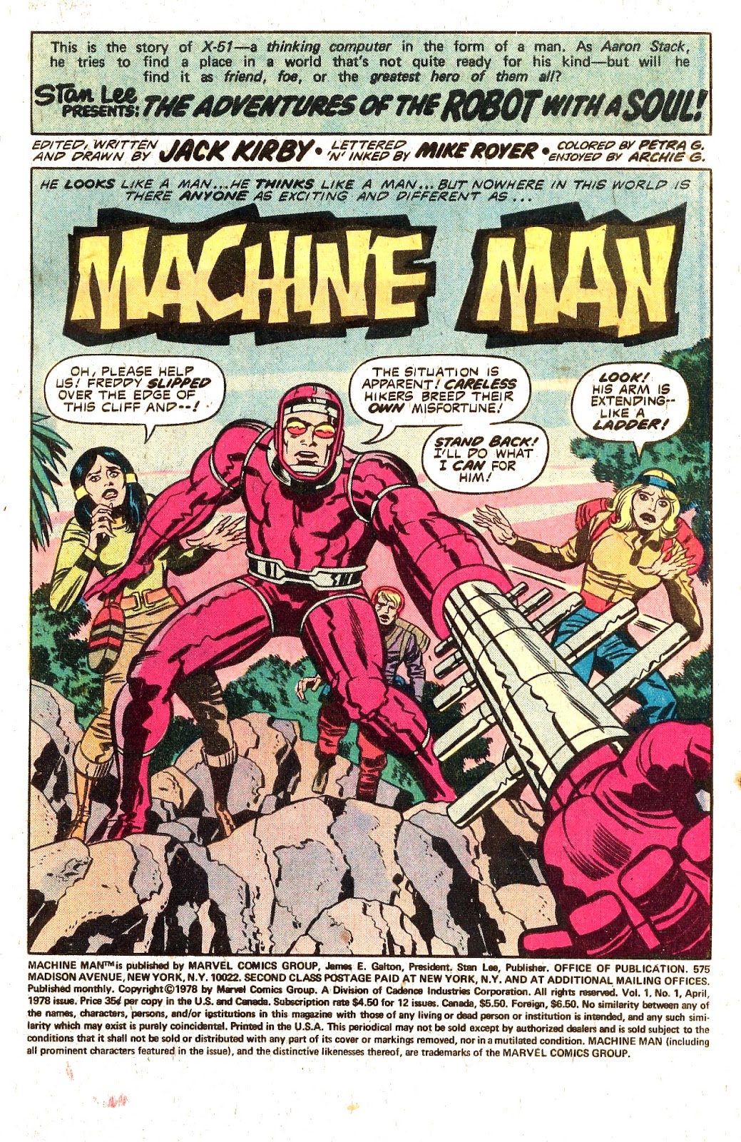 Machine Man (1978) issue 1 - Page 4