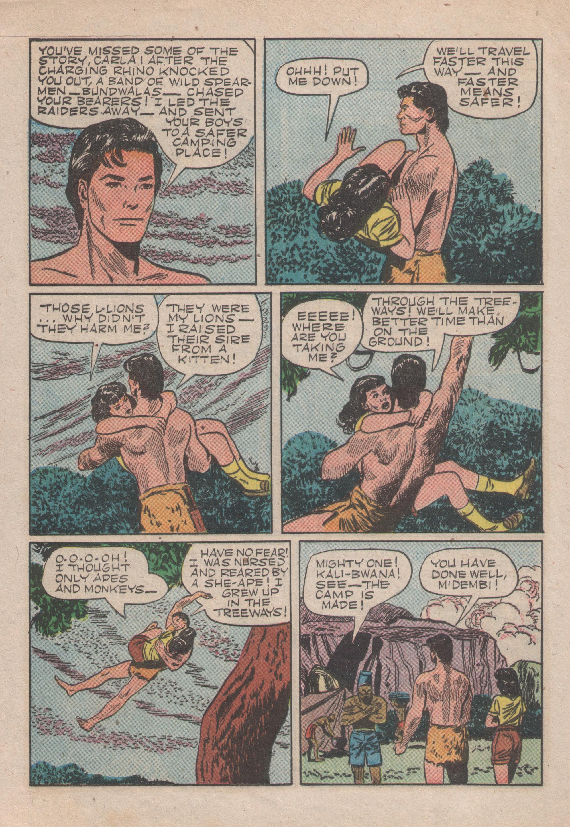 Read online Tarzan (1948) comic -  Issue #34 - 12