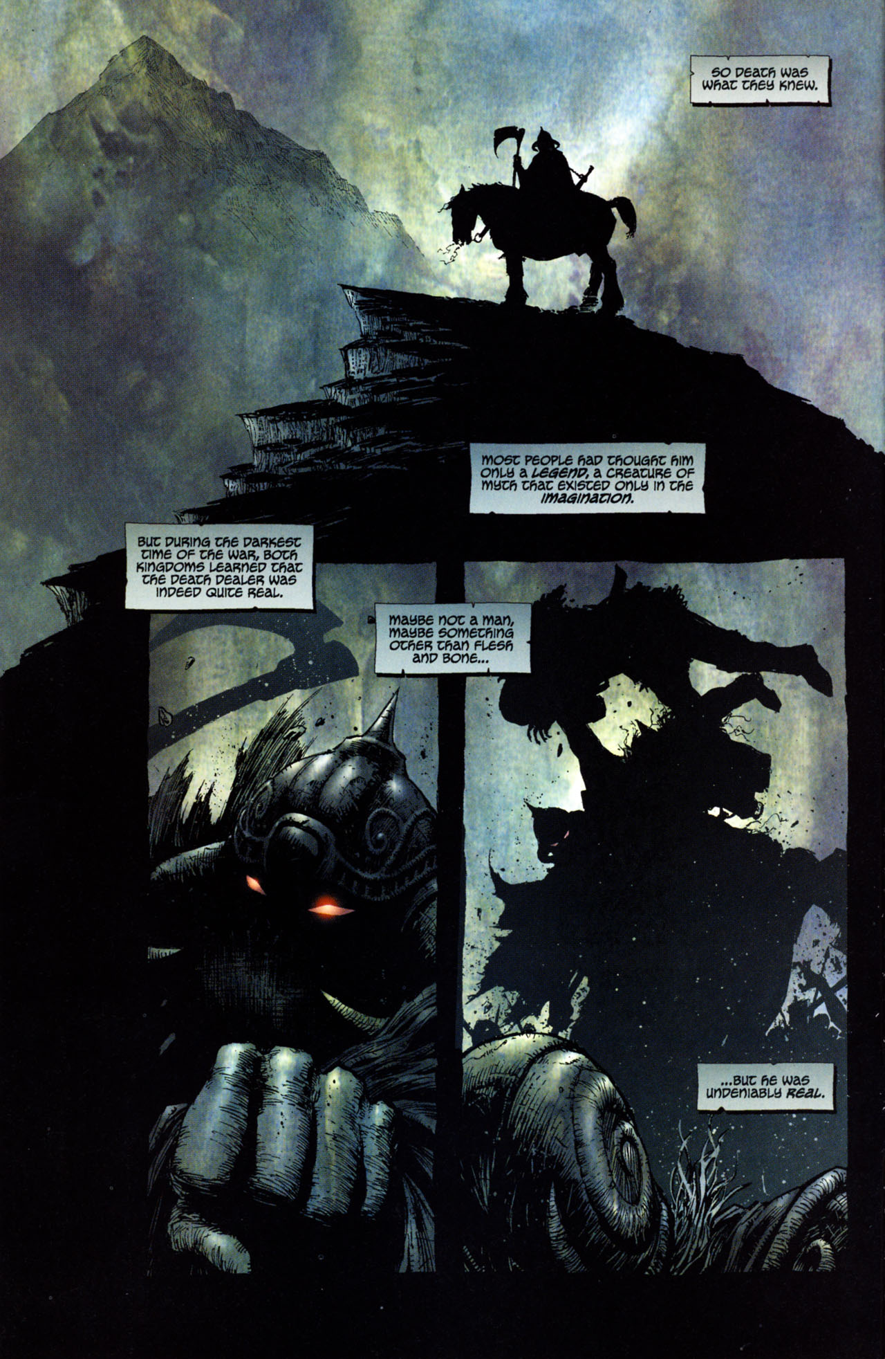 Read online Frank Frazetta's Death Dealer comic -  Issue #1 - 5