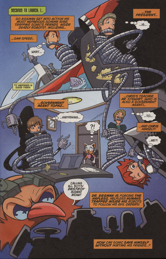 Read online Sonic X comic -  Issue #4 - 5