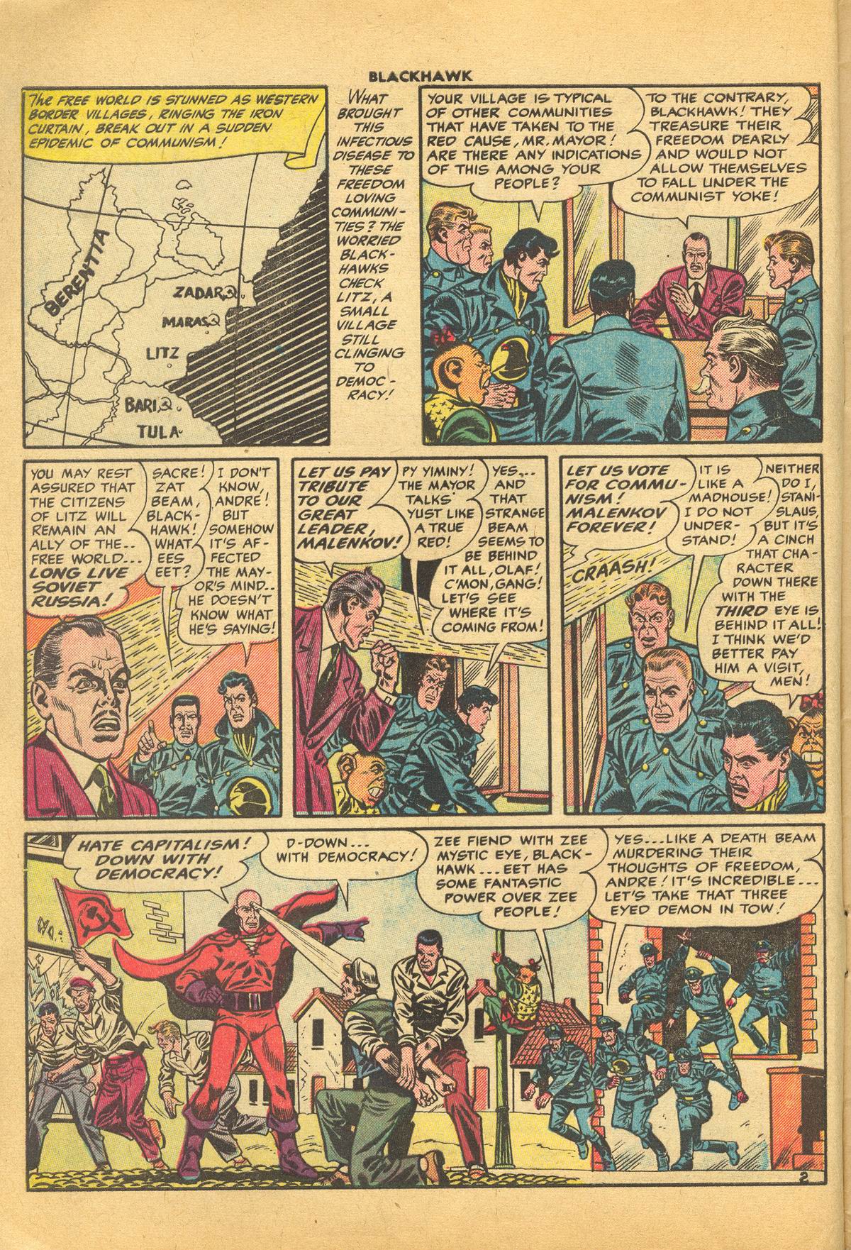 Read online Blackhawk (1957) comic -  Issue #84 - 4
