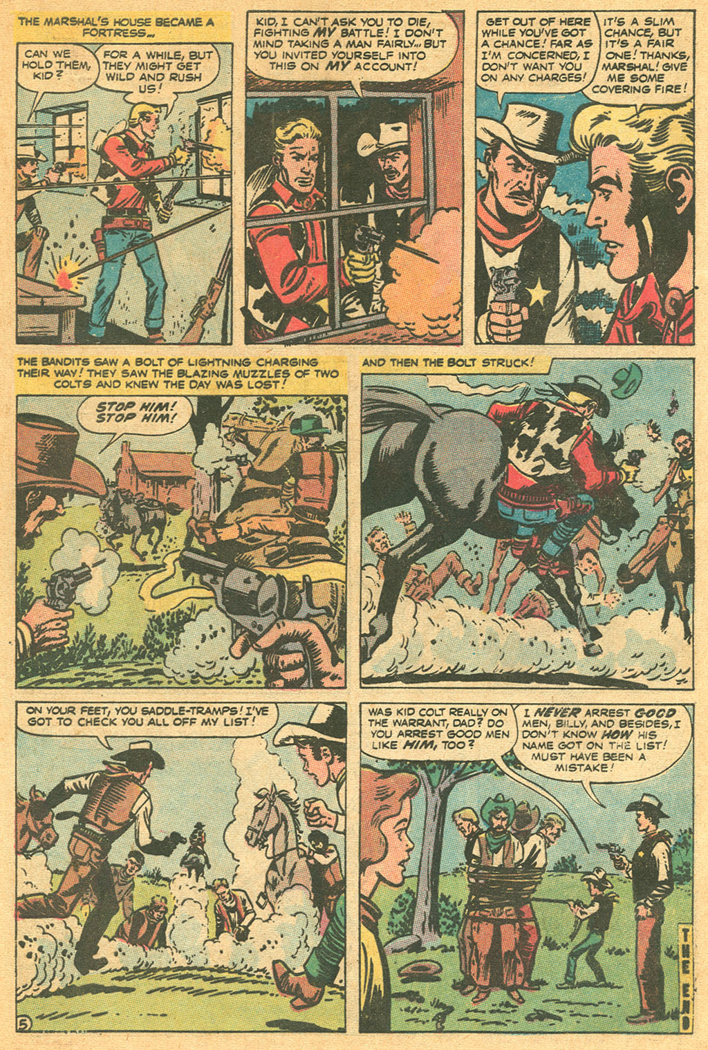 Read online Kid Colt Outlaw comic -  Issue #145 - 8