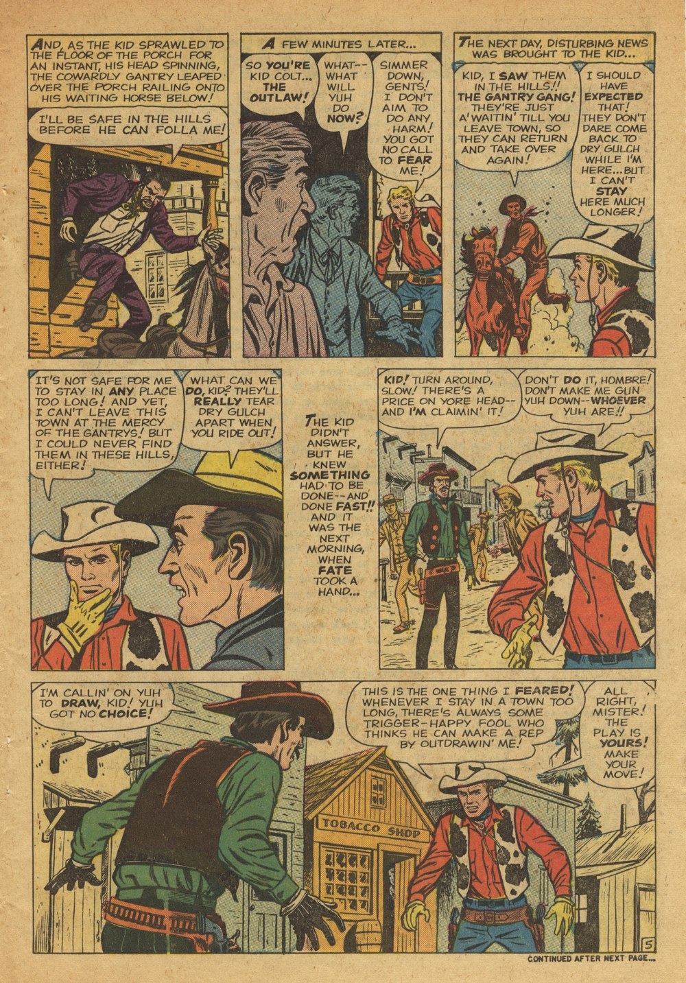 Read online Kid Colt Outlaw comic -  Issue #91 - 7