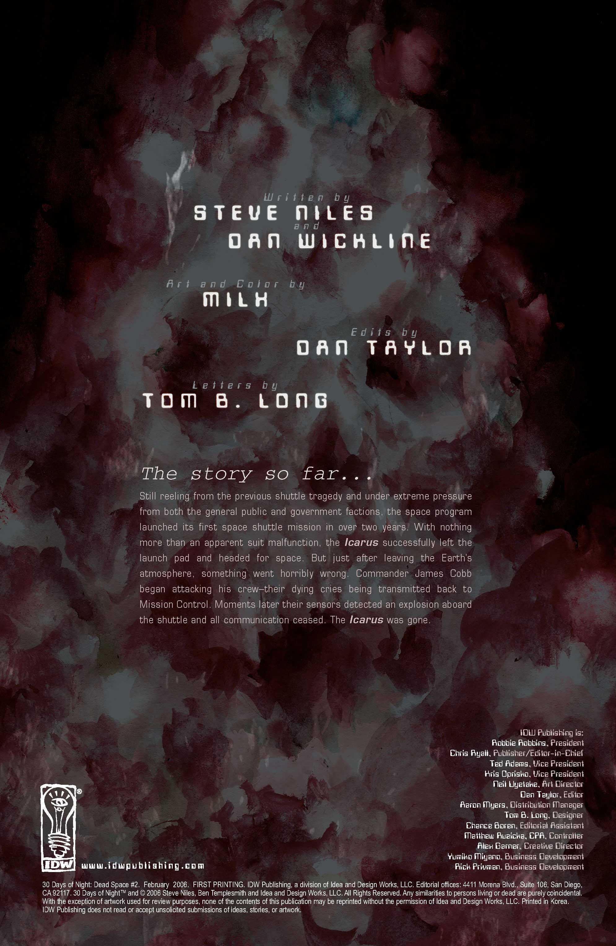 Read online 30 Days of Night: Dead Space comic -  Issue #2 - 2