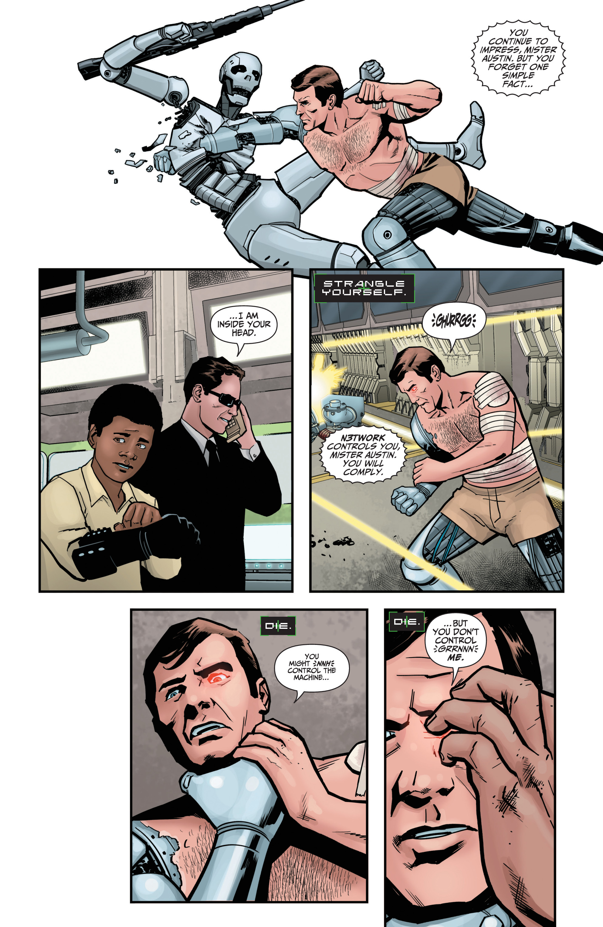 Read online The Six Million Dollar Man: Fall of Man comic -  Issue #5 - 12