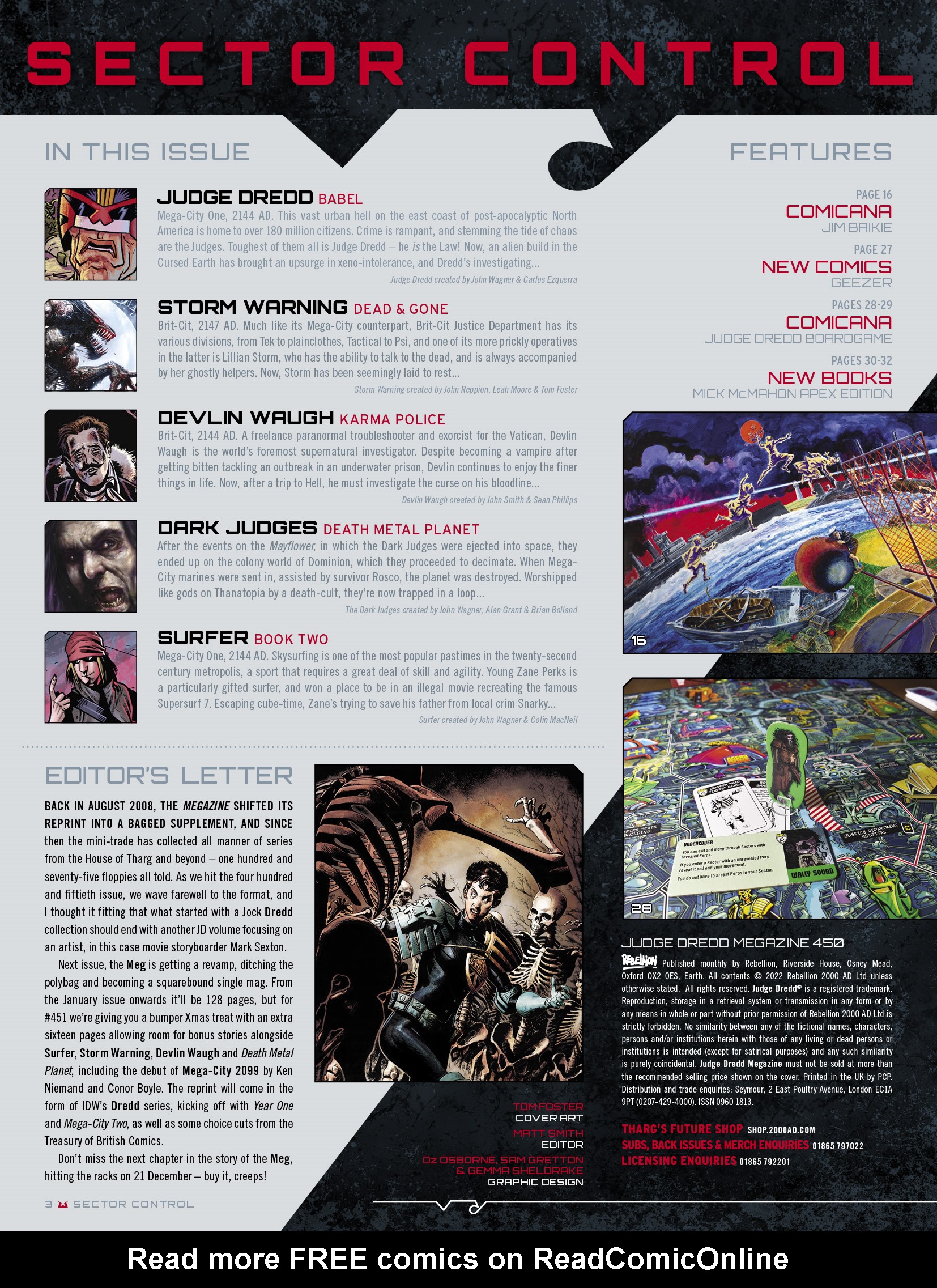 Read online Judge Dredd Megazine (Vol. 5) comic -  Issue #450 - 3