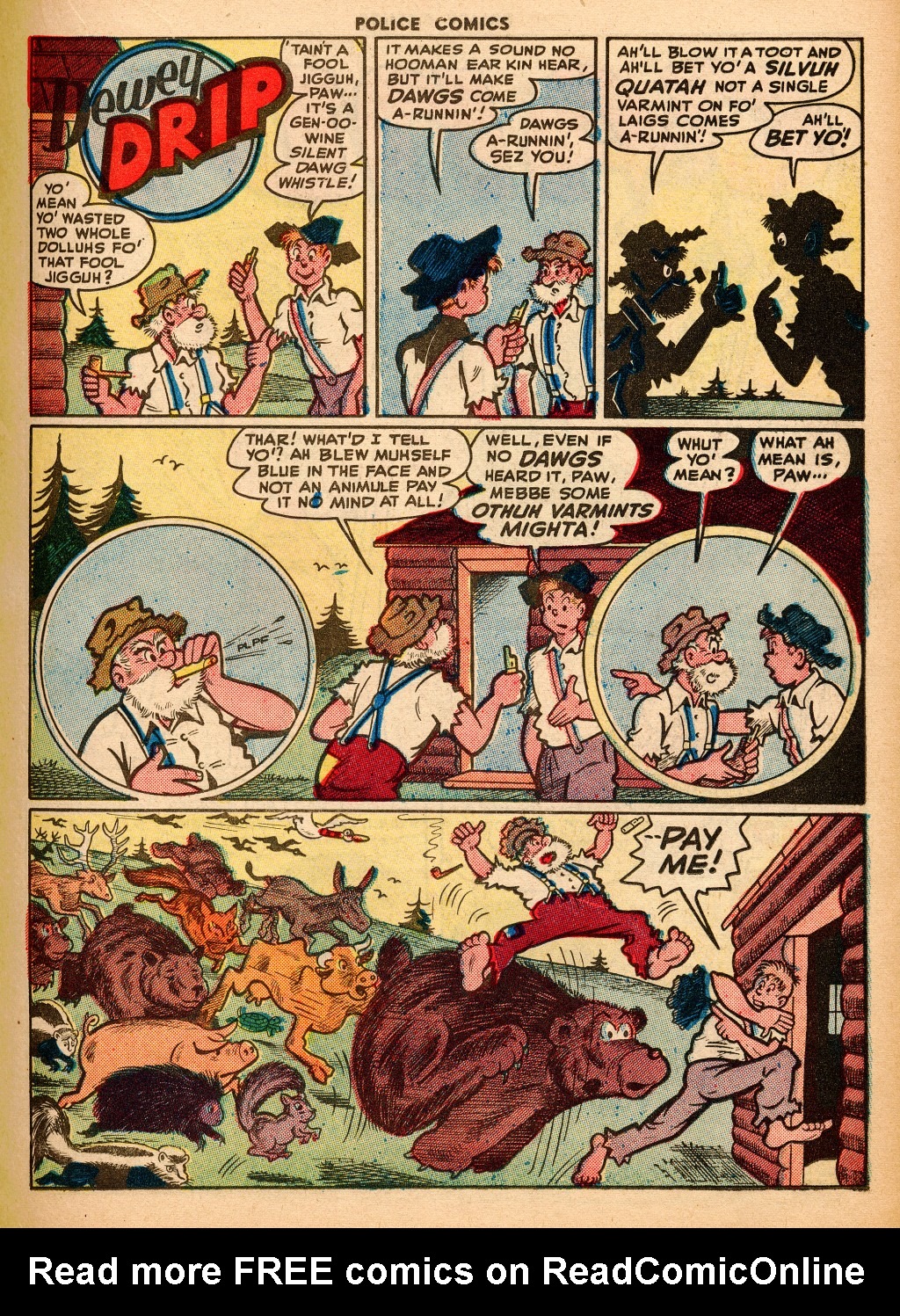 Read online Police Comics comic -  Issue #83 - 25