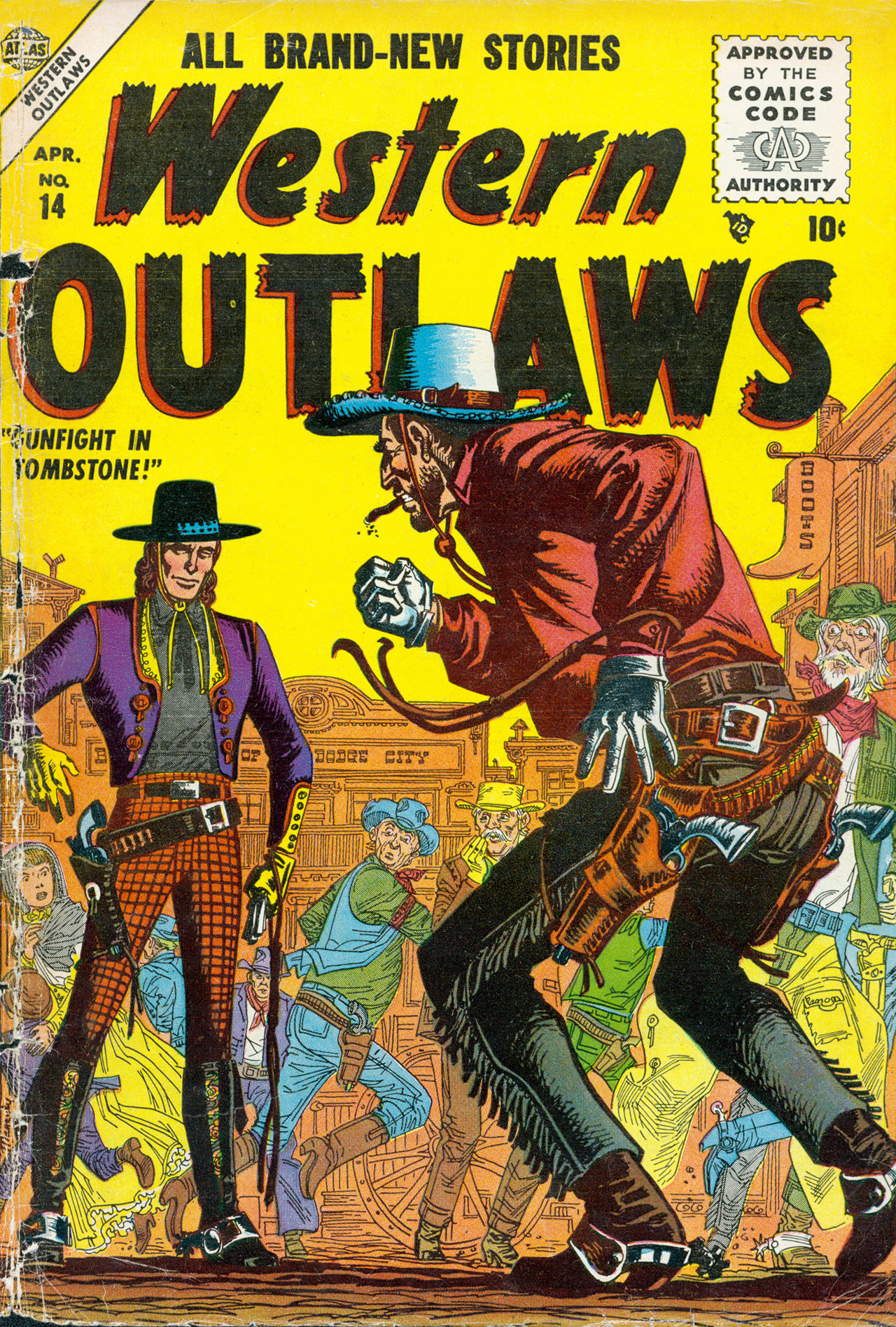 Read online Western Outlaws (1954) comic -  Issue #14 - 1