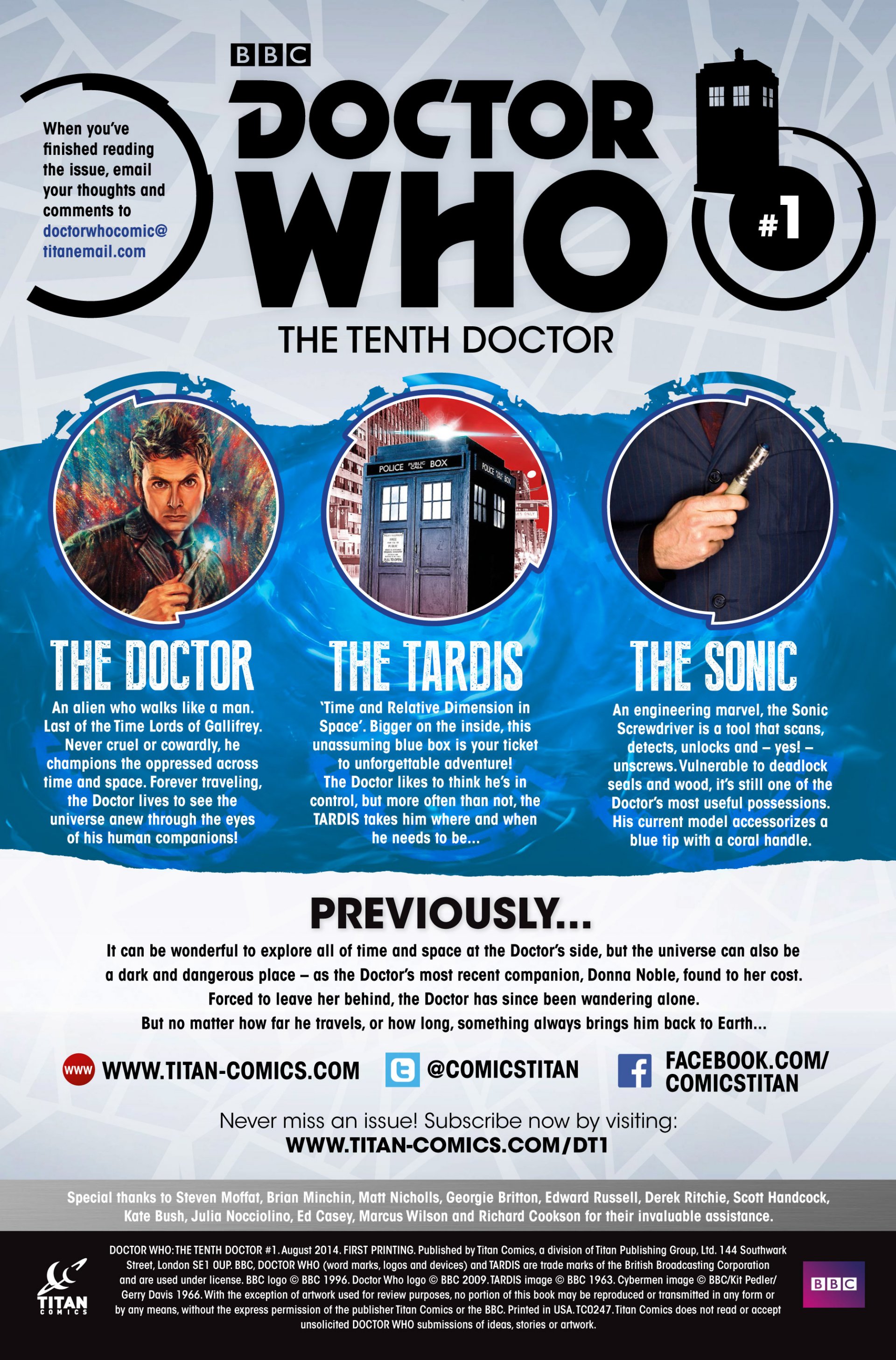 Read online Doctor Who: The Tenth Doctor comic -  Issue #1 - 4