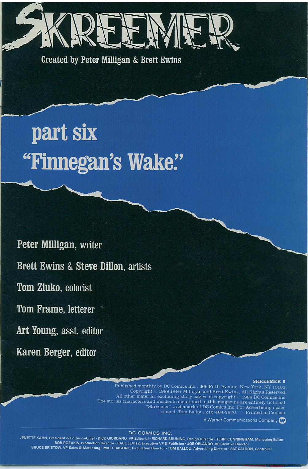 Read online Skreemer comic -  Issue #6 - 2