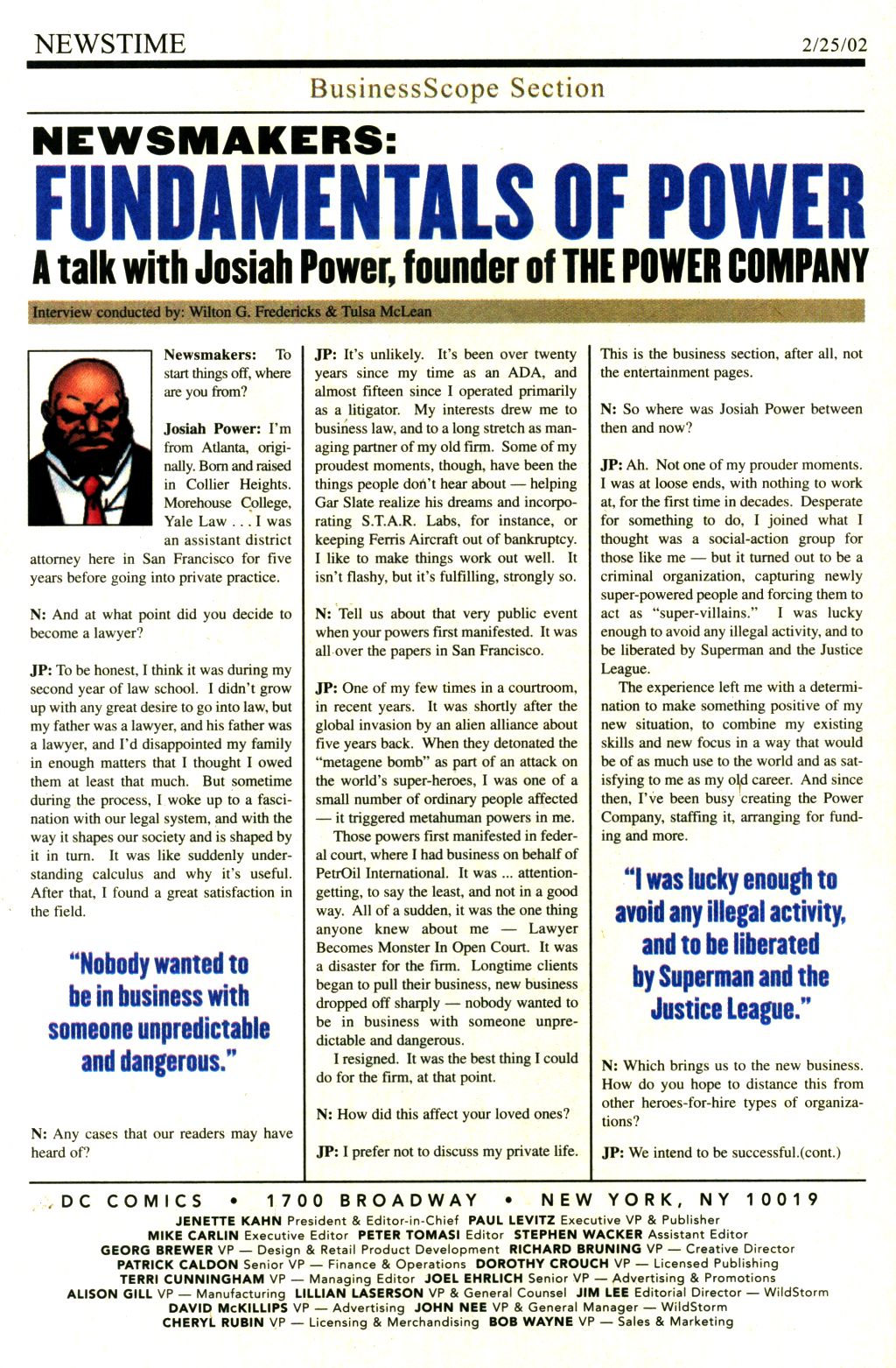 Read online The Power Company comic -  Issue #1 - 23