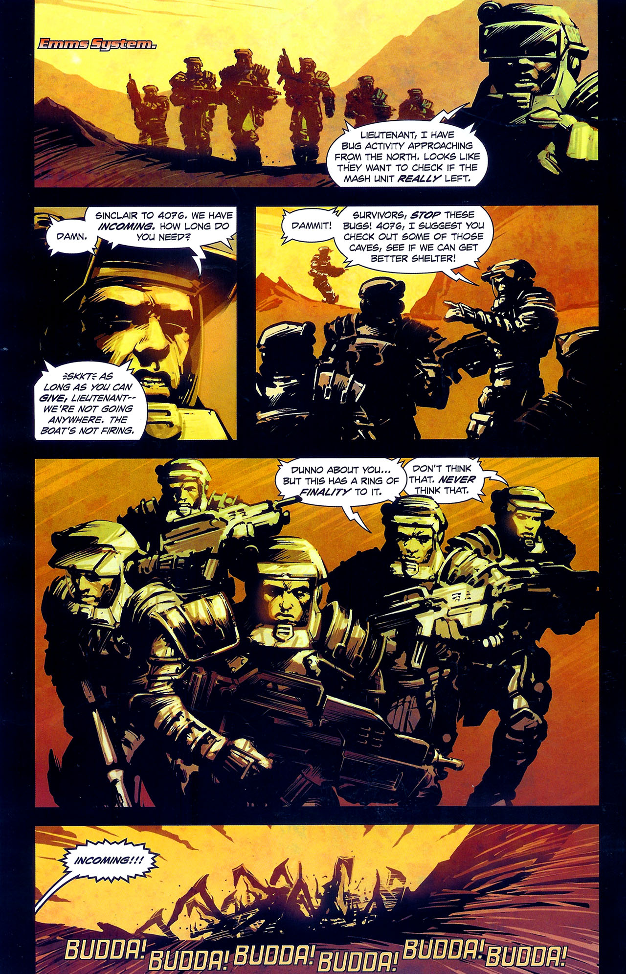 Read online Starship Troopers: Damaged Justice comic -  Issue #3 - 9