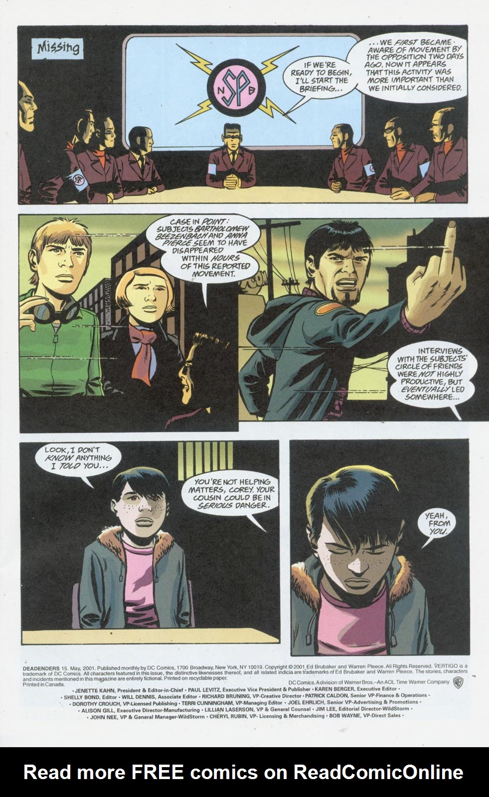 Read online Deadenders comic -  Issue #15 - 2