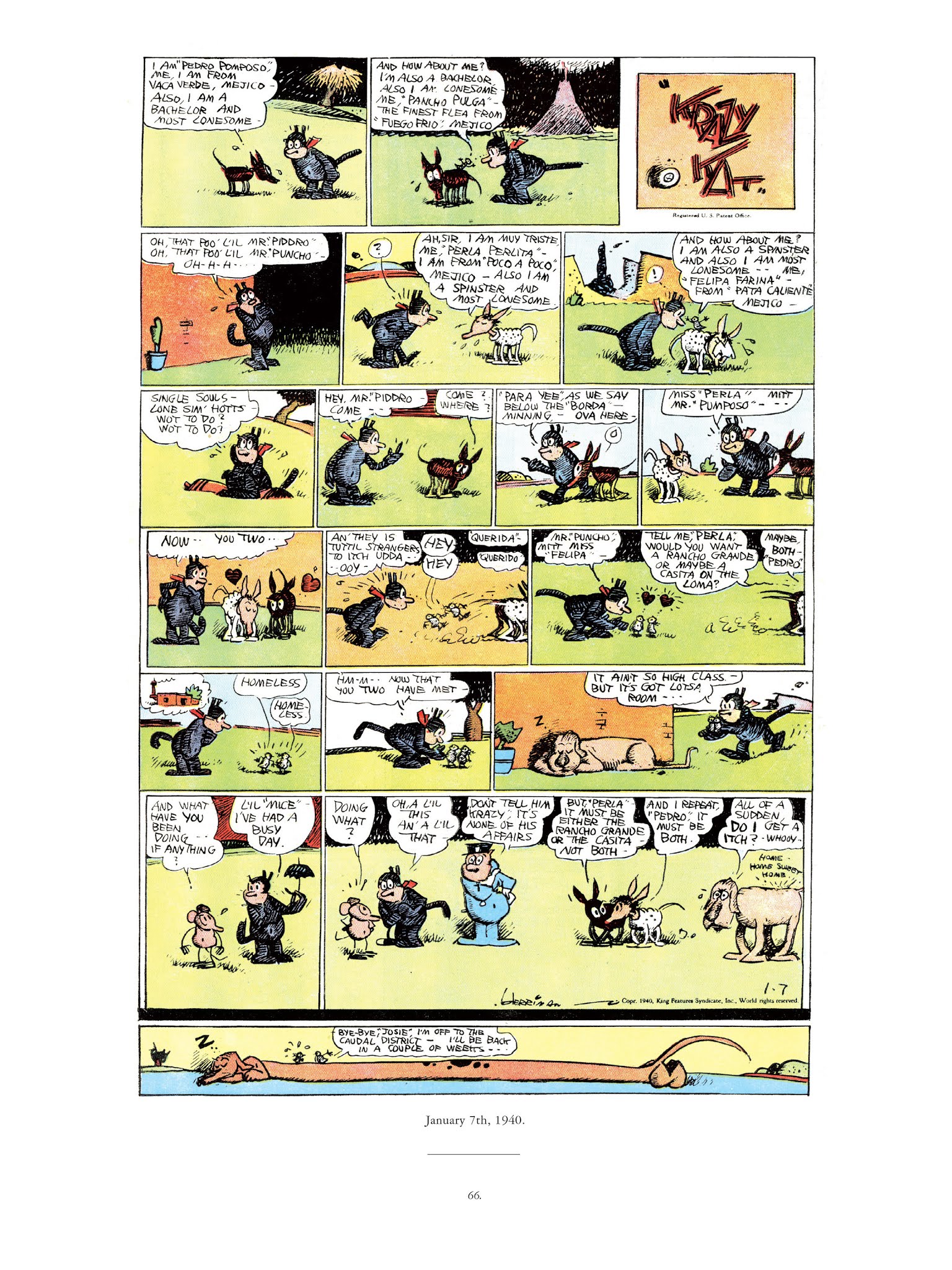 Read online Krazy & Ignatz comic -  Issue # TPB 11 - 66