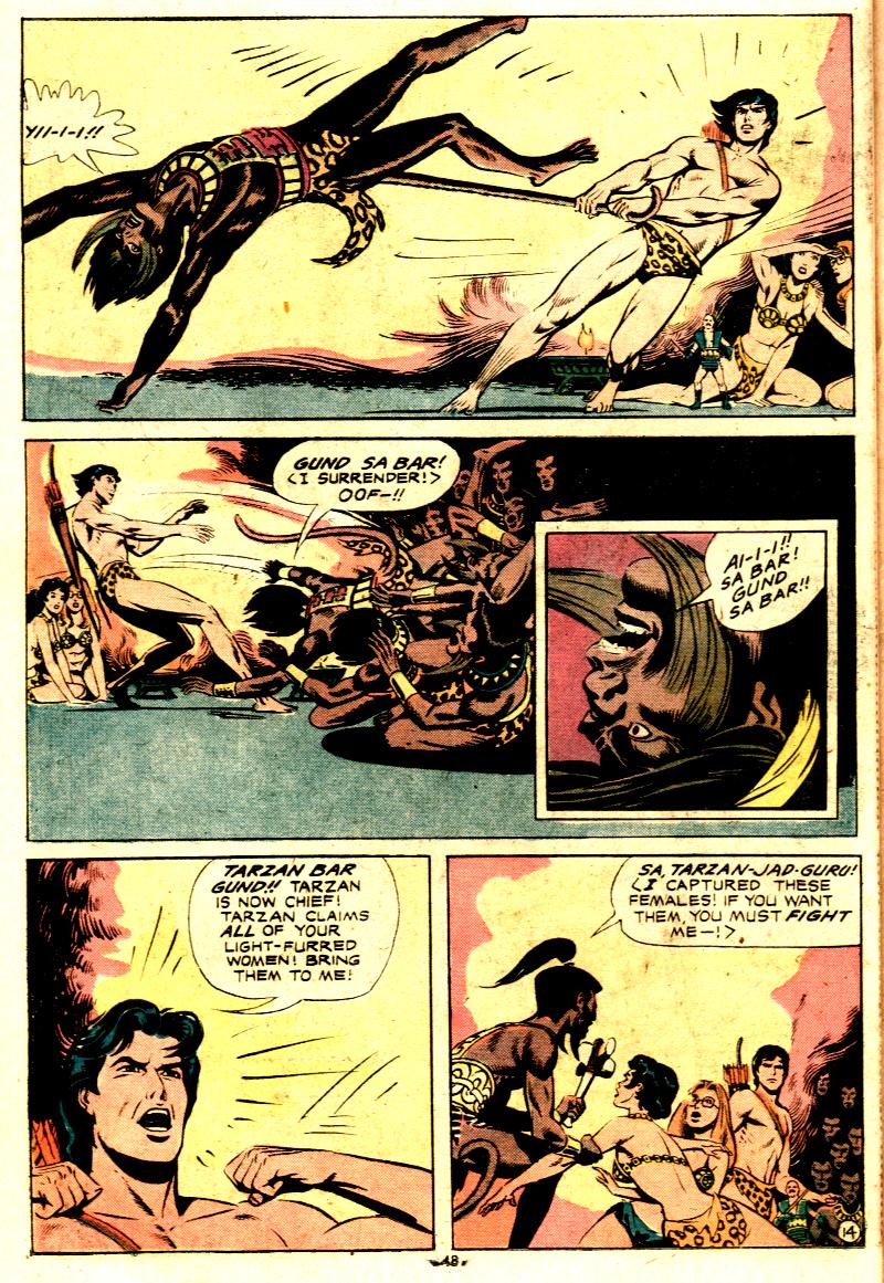 Read online Tarzan (1972) comic -  Issue #232 - 43