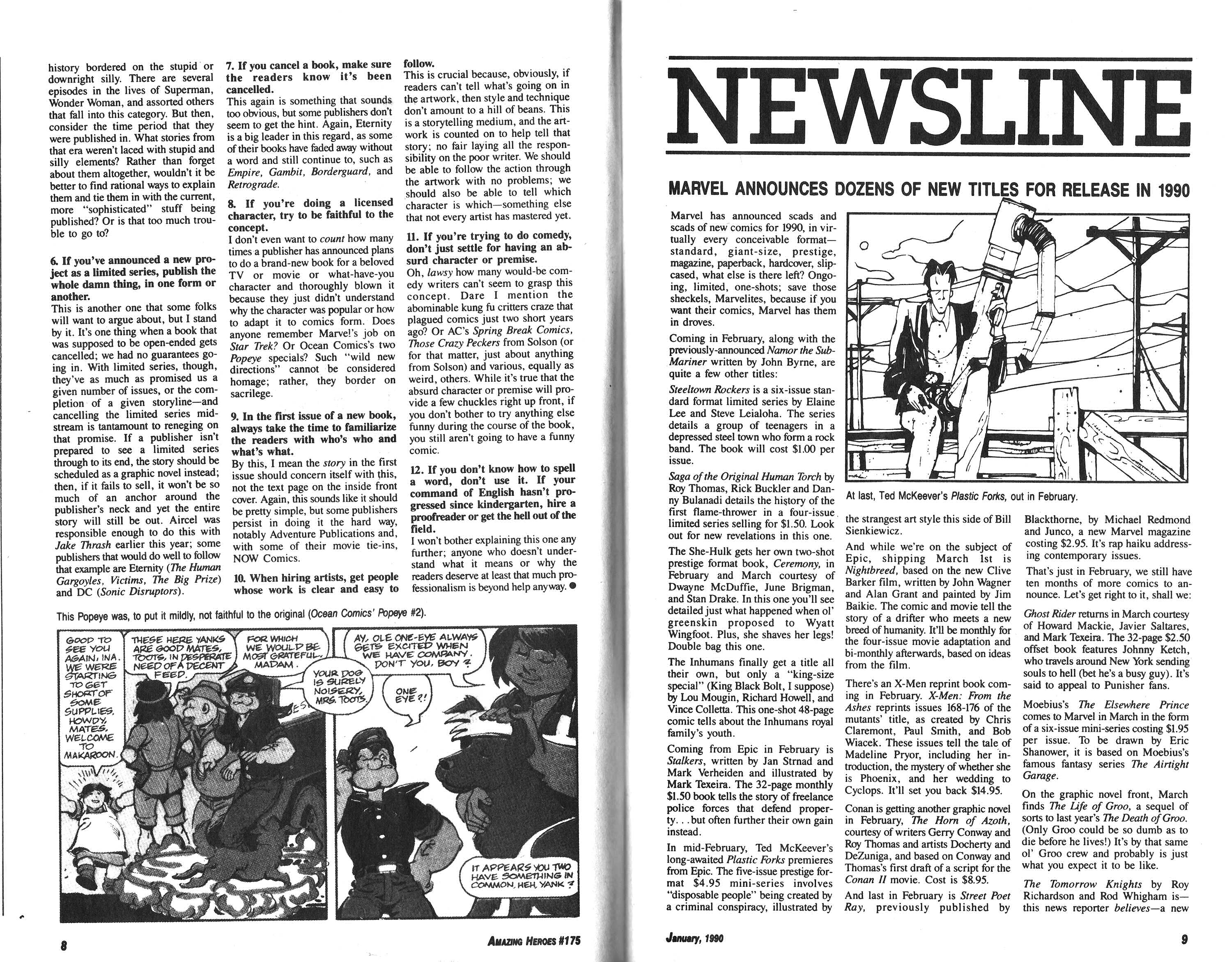 Read online Amazing Heroes comic -  Issue #175 - 5