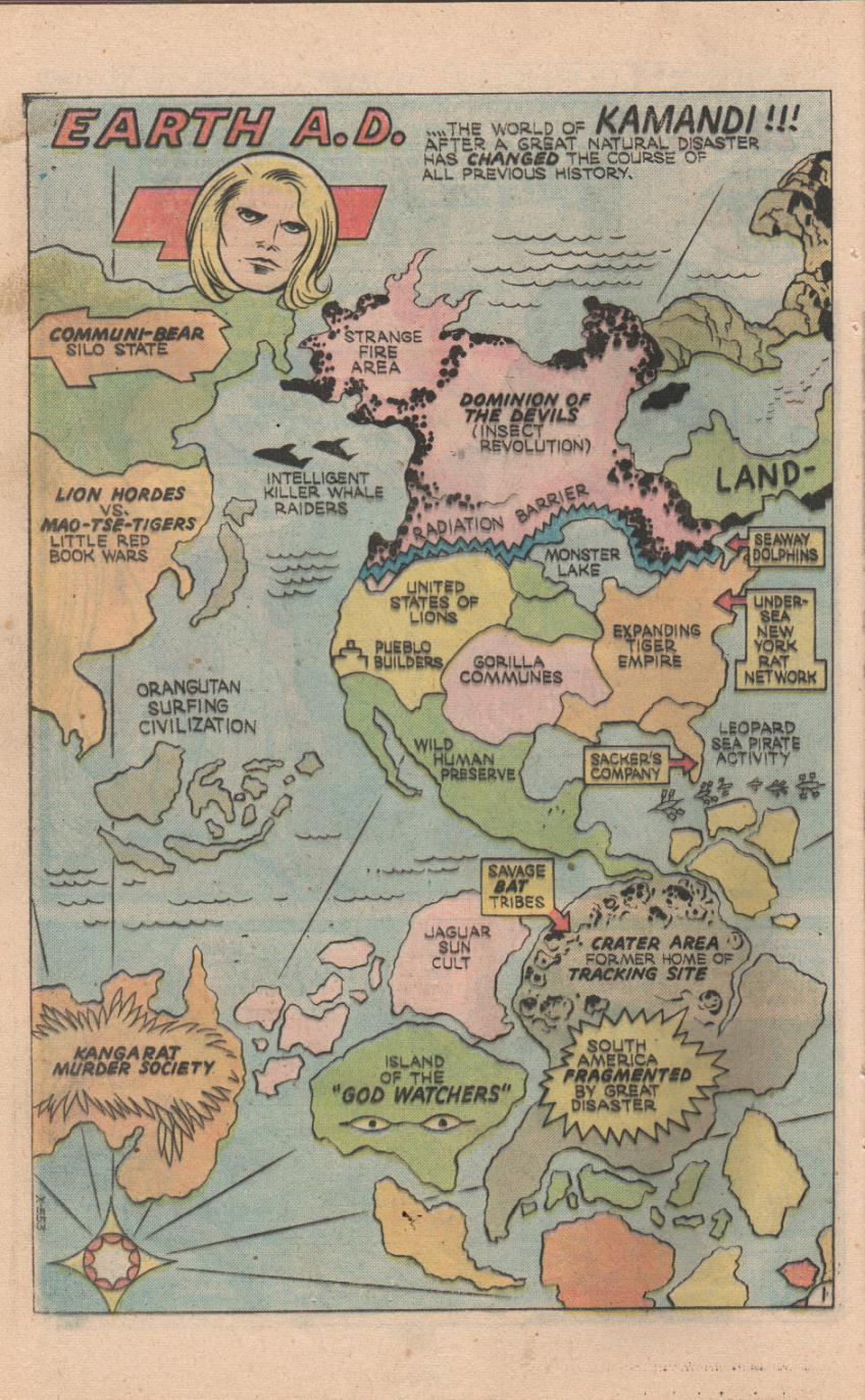 Read online Kamandi, The Last Boy On Earth comic -  Issue #32 - 37