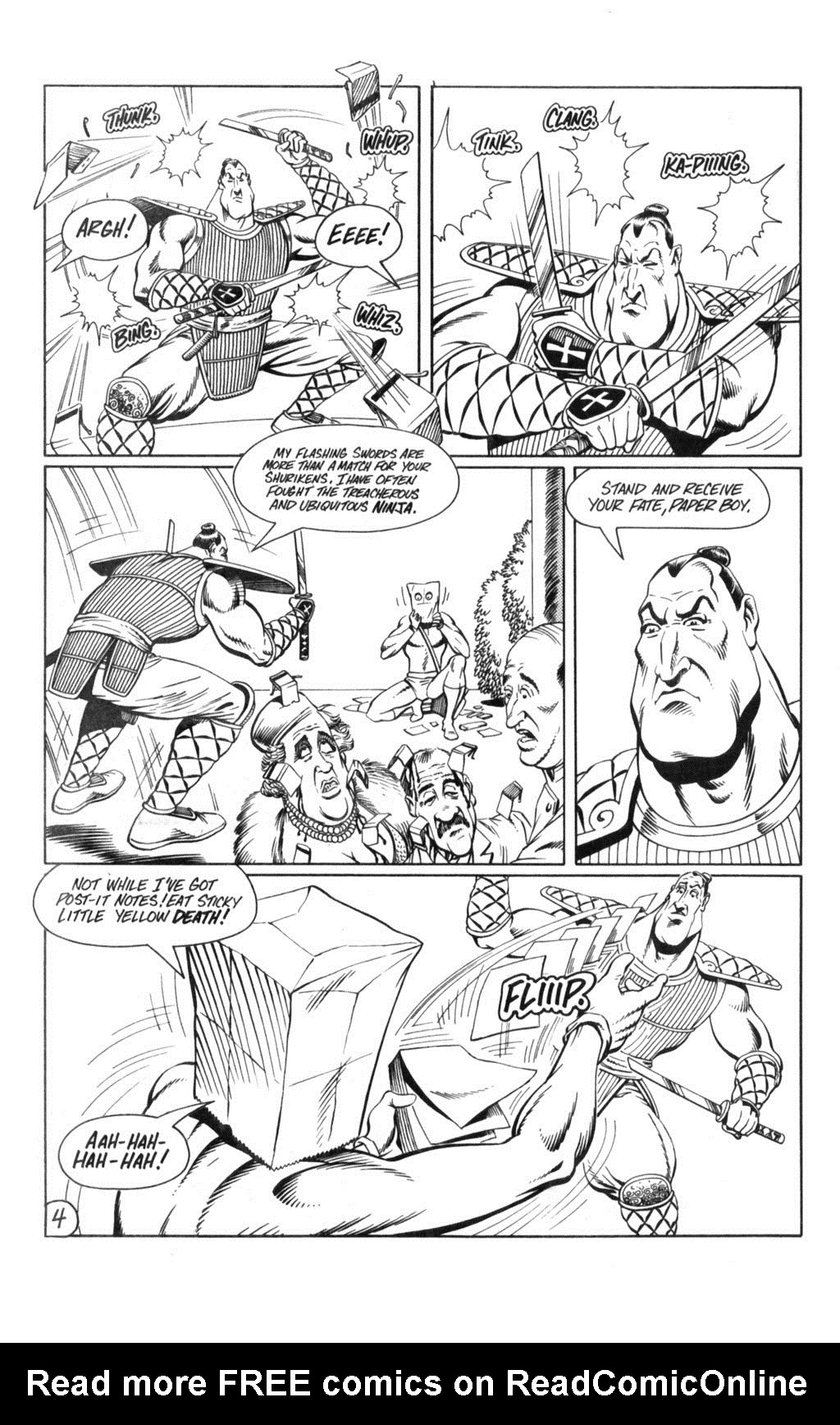 Read online Paul the Samurai (1992) comic -  Issue #1 - 6