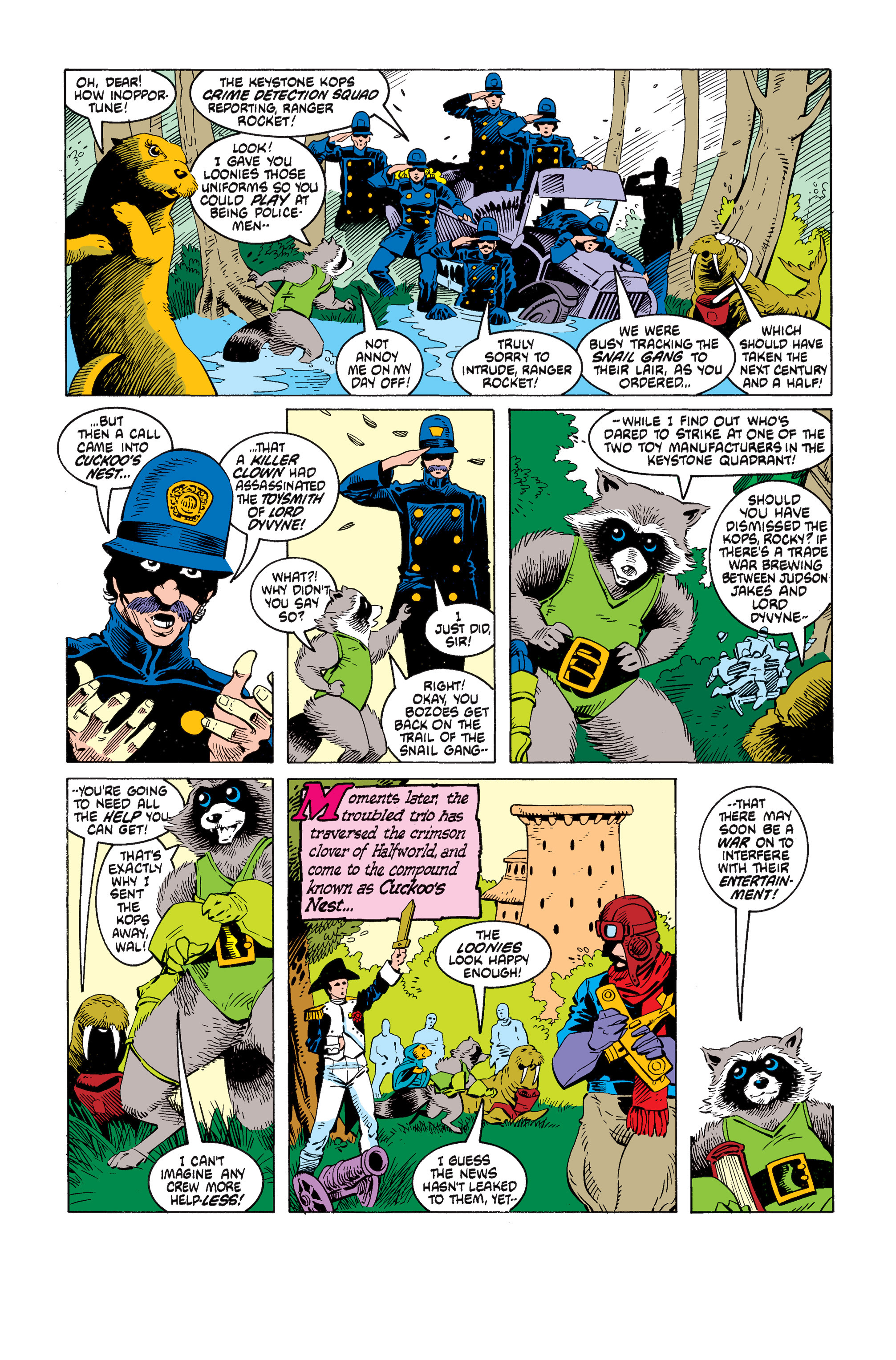 Read online Rocket Raccoon (1985) comic -  Issue #1 - 8
