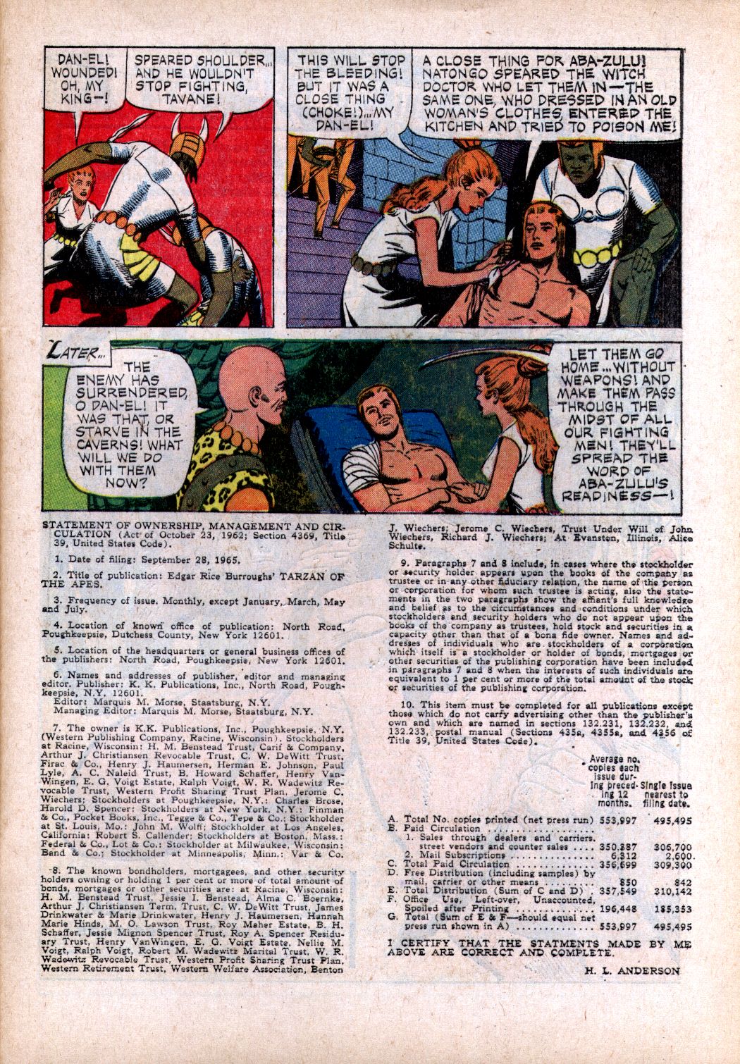 Read online Tarzan (1962) comic -  Issue #156 - 31