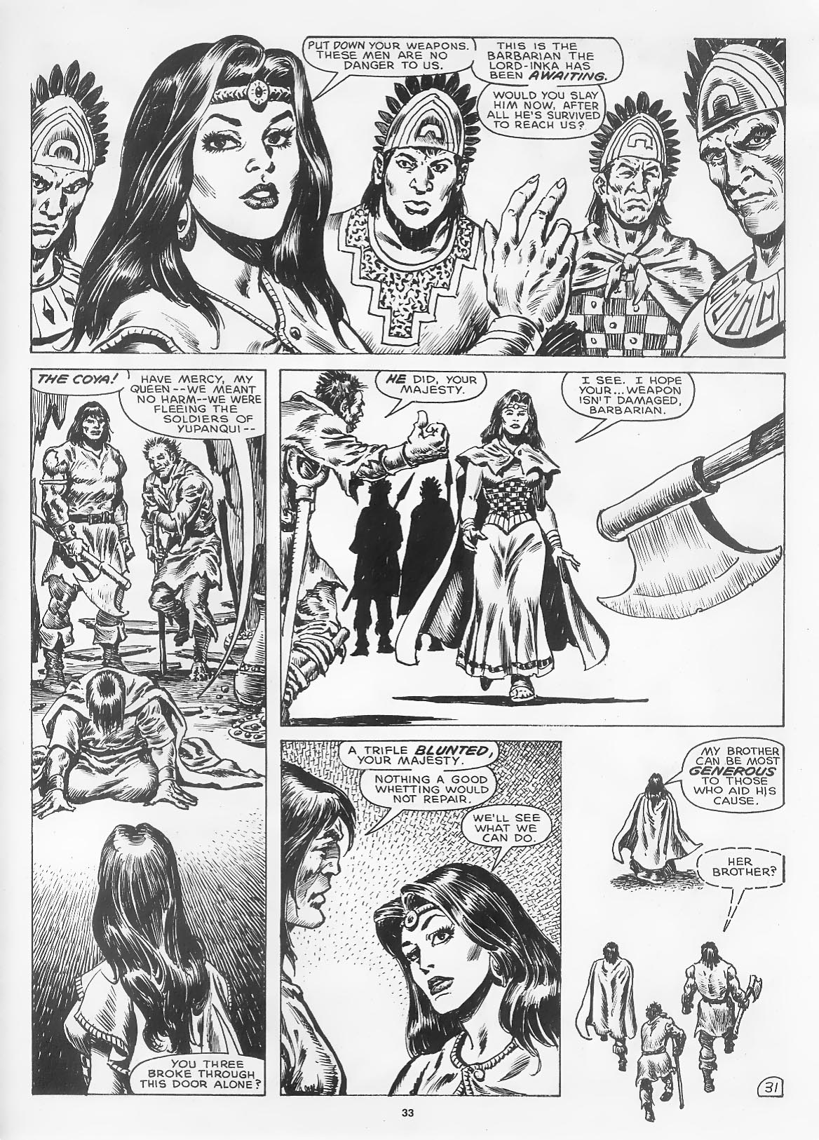 Read online The Savage Sword Of Conan comic -  Issue #166 - 35