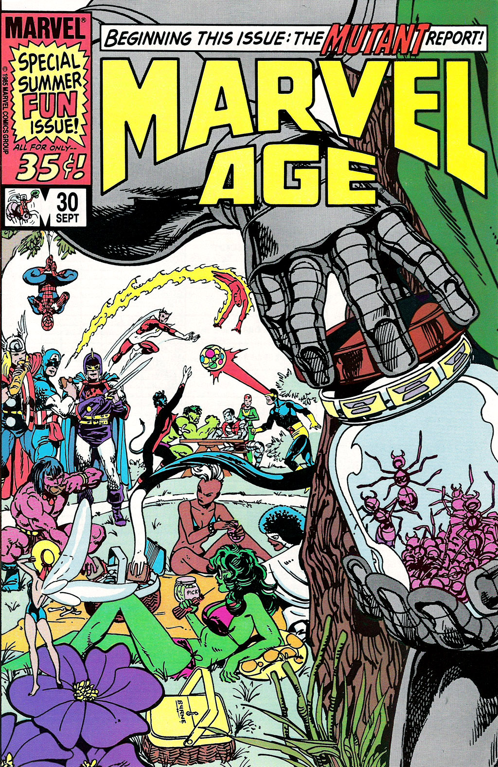Read online Marvel Age comic -  Issue #30 - 1