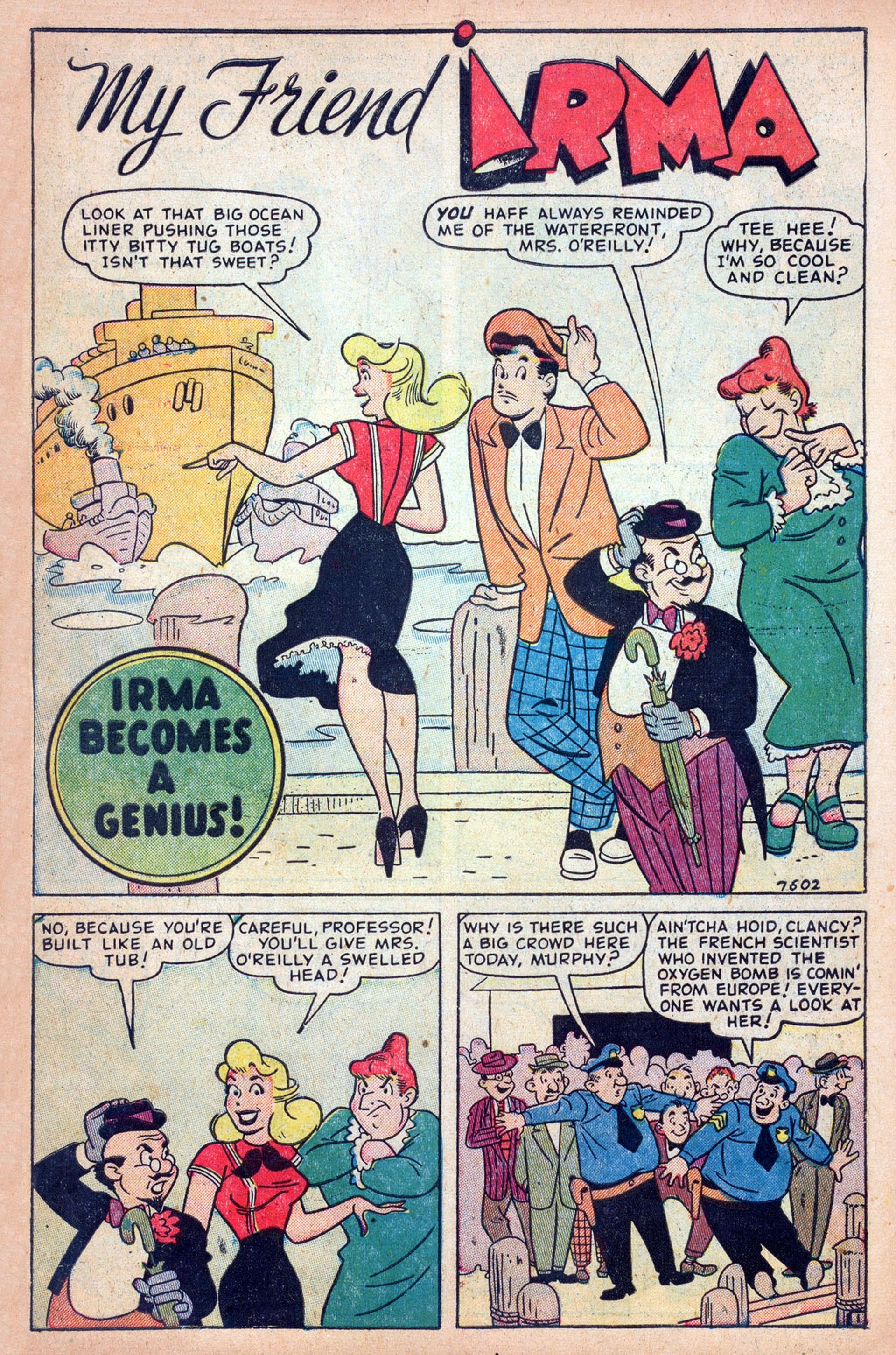 Read online My Friend Irma comic -  Issue #5 - 3