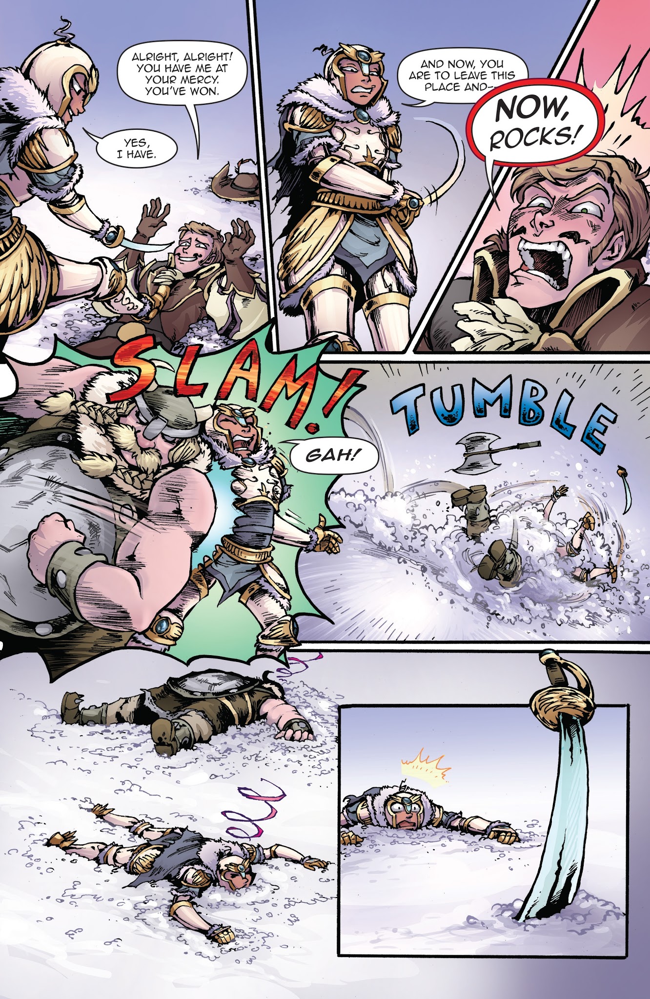 Read online Princeless: Make Yourself (2017) comic -  Issue #3 - 4