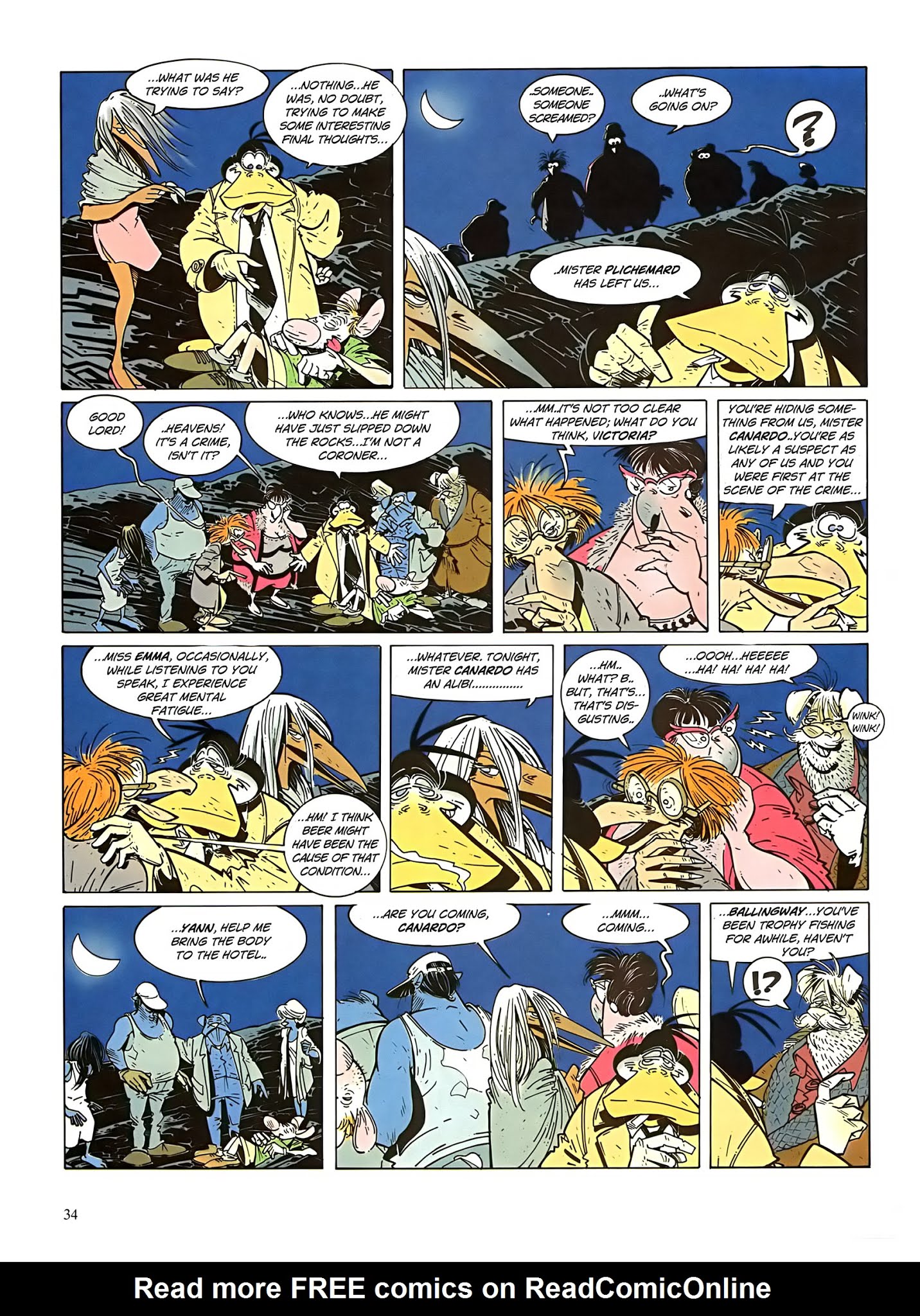 Read online Une enquête de l'inspecteur Canardo comic -  Issue #7 - 35