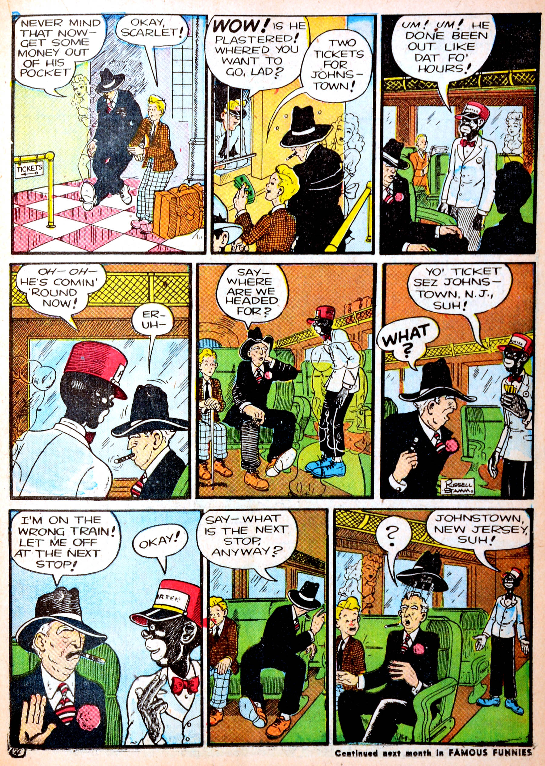 Read online Famous Funnies comic -  Issue #88 - 27