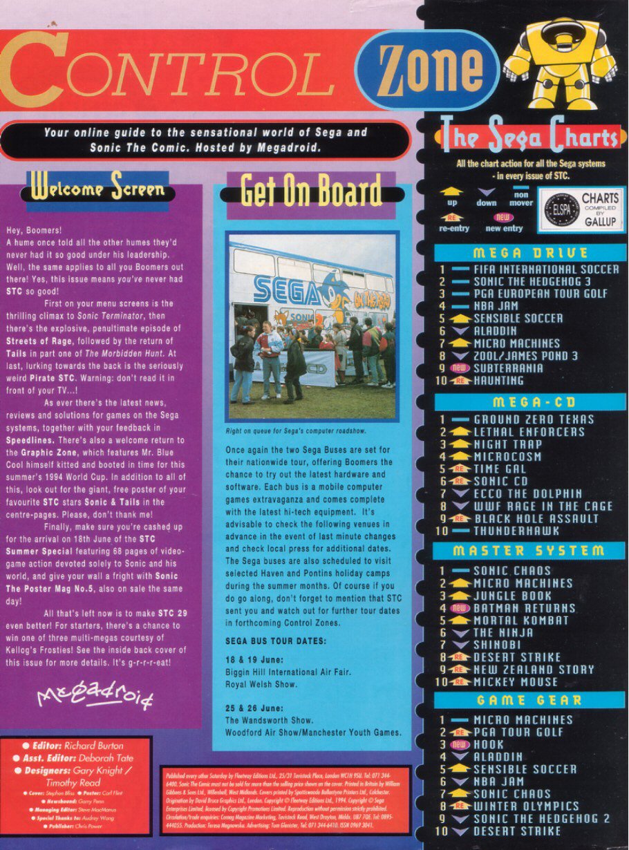 Read online Sonic the Comic comic -  Issue #28 - 2