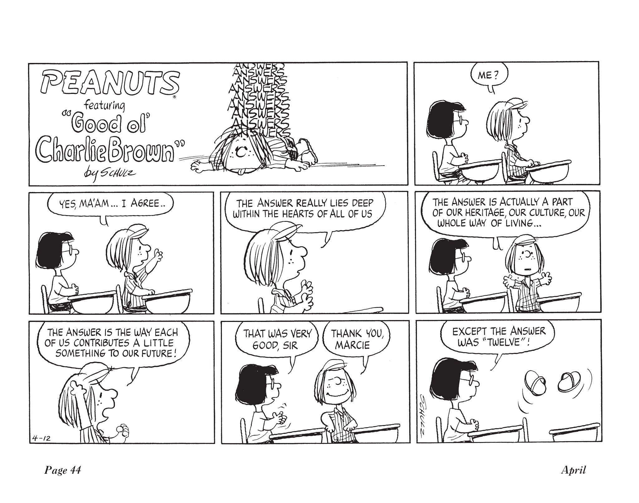 Read online The Complete Peanuts comic -  Issue # TPB 16 - 62