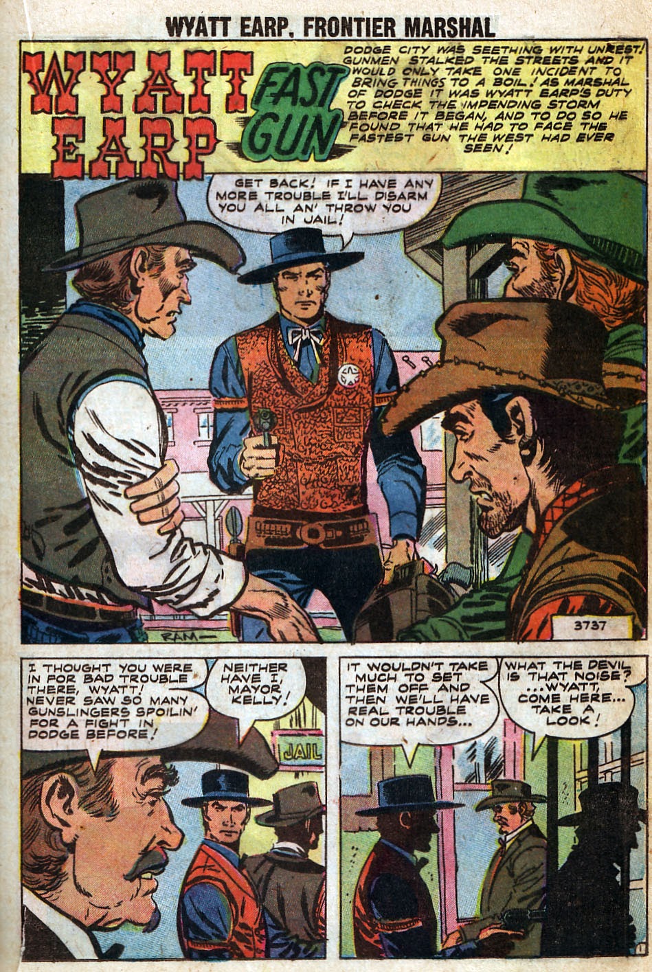 Read online Wyatt Earp Frontier Marshal comic -  Issue #21 - 34