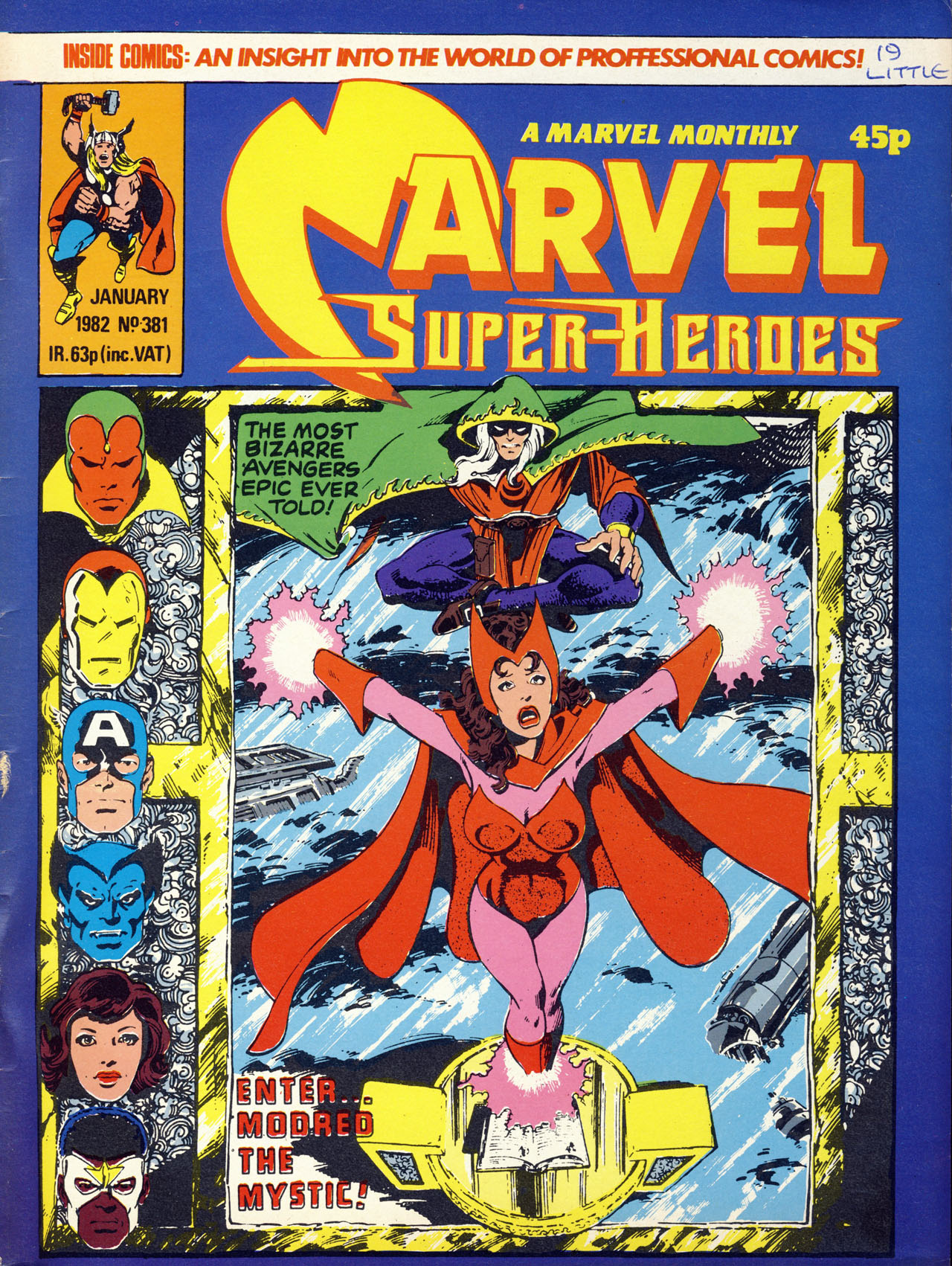 Read online Marvel Super-Heroes (1979) comic -  Issue #381 - 1