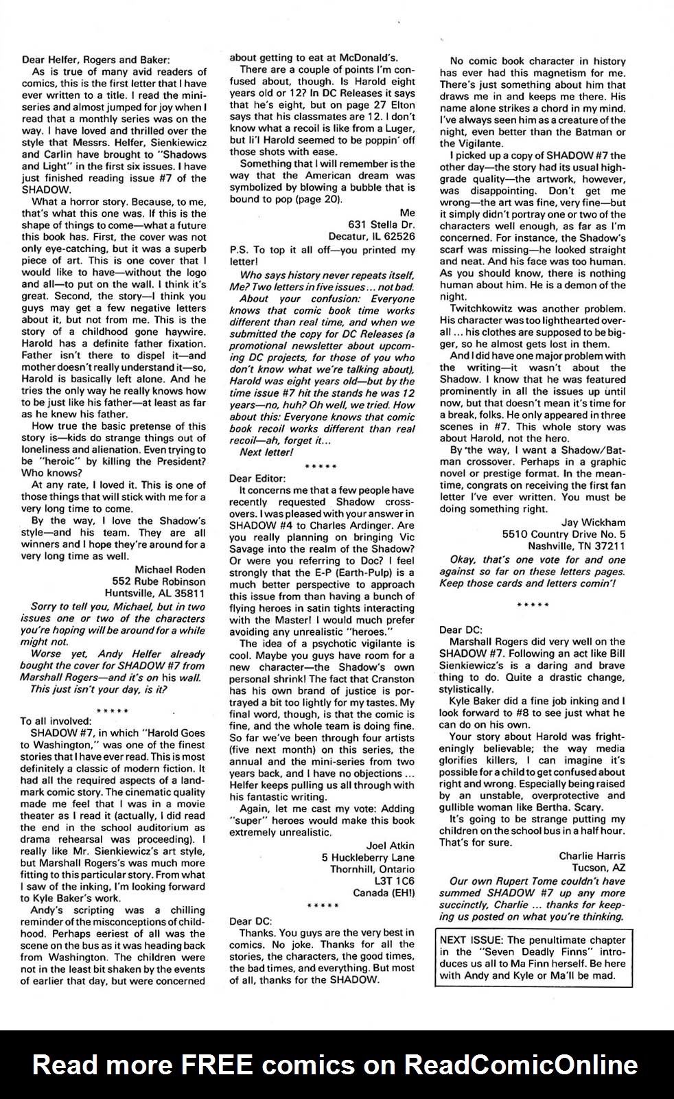 Read online The Shadow (1987) comic -  Issue #11 - 31