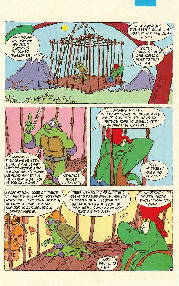Read online Teenage Mutant Ninja Turtles Presents: Donatello and Leatherhead comic -  Issue #1 - 21