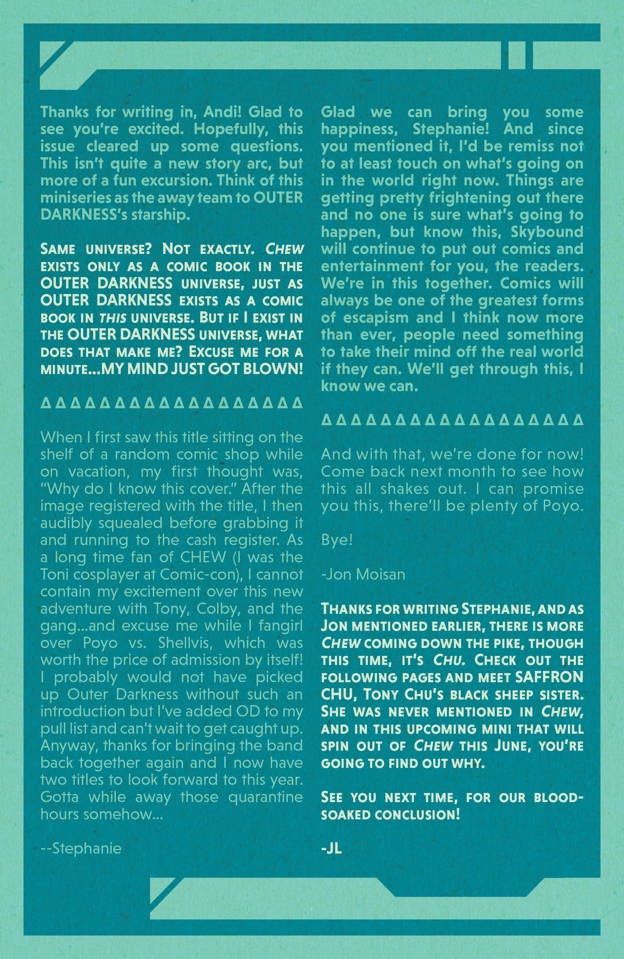 Read online Outer Darkness/Chew comic -  Issue #2 - 24