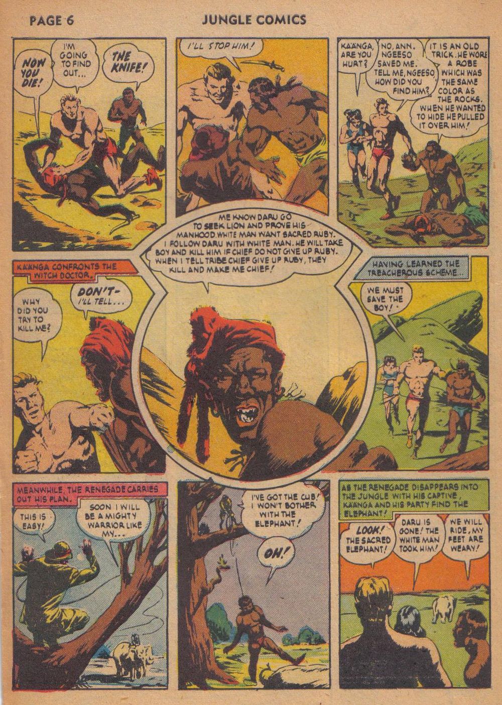 Read online Jungle Comics comic -  Issue #29 - 7