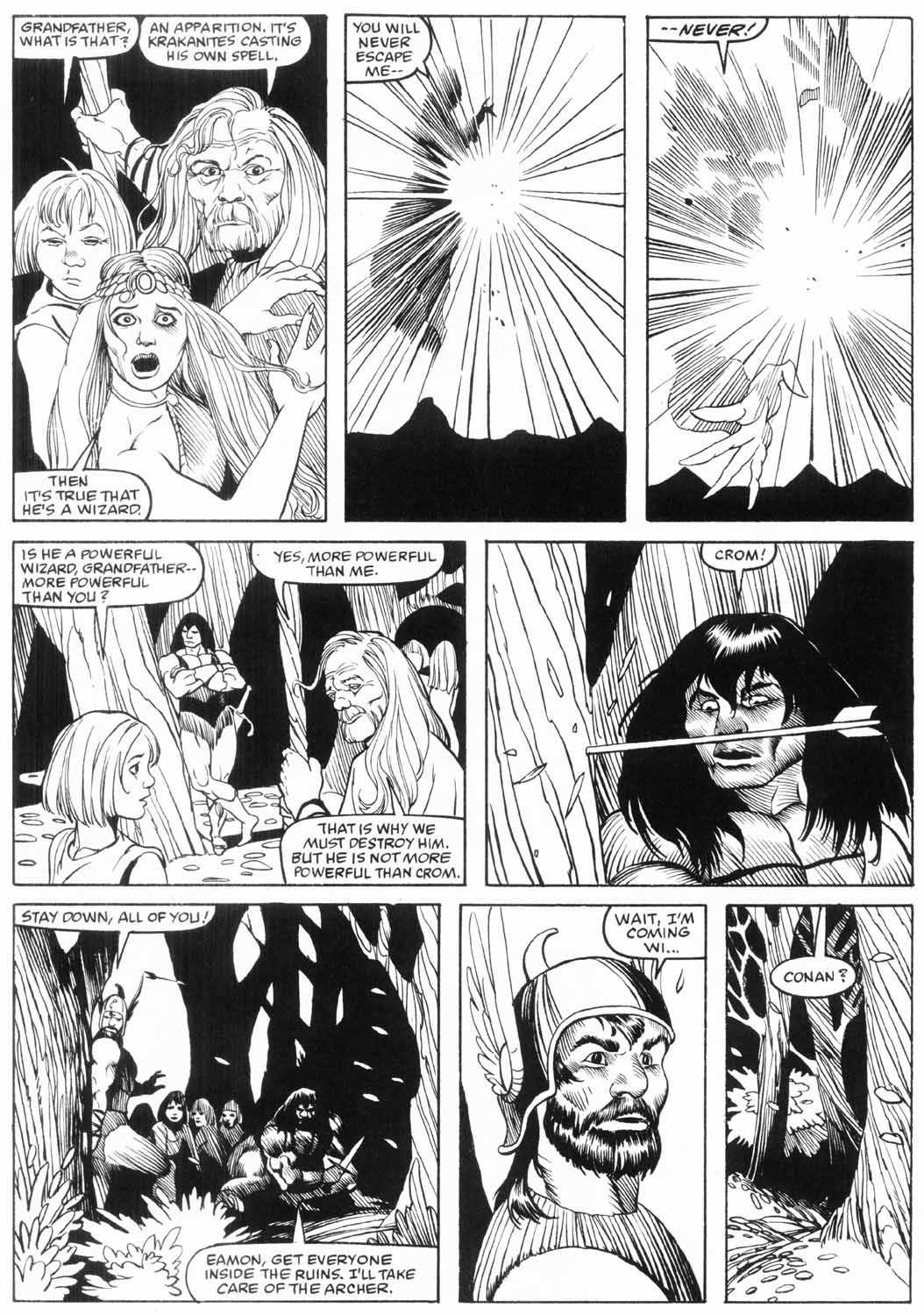 Read online The Savage Sword Of Conan comic -  Issue #157 - 41