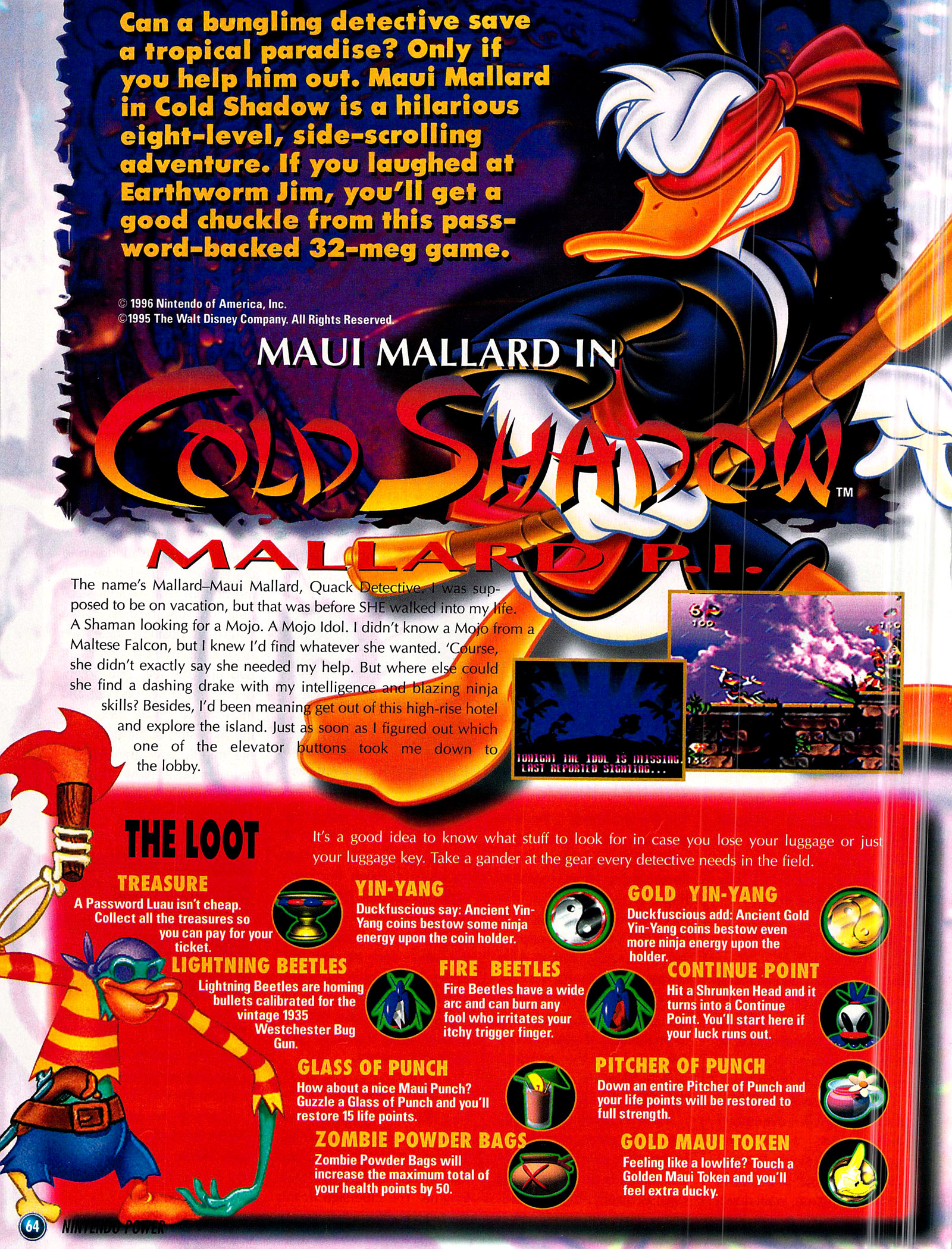 Read online Nintendo Power comic -  Issue #90 - 64