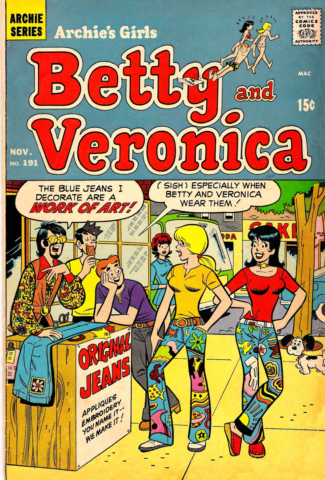 Archie's Girls Betty and Veronica 191 Page 1
