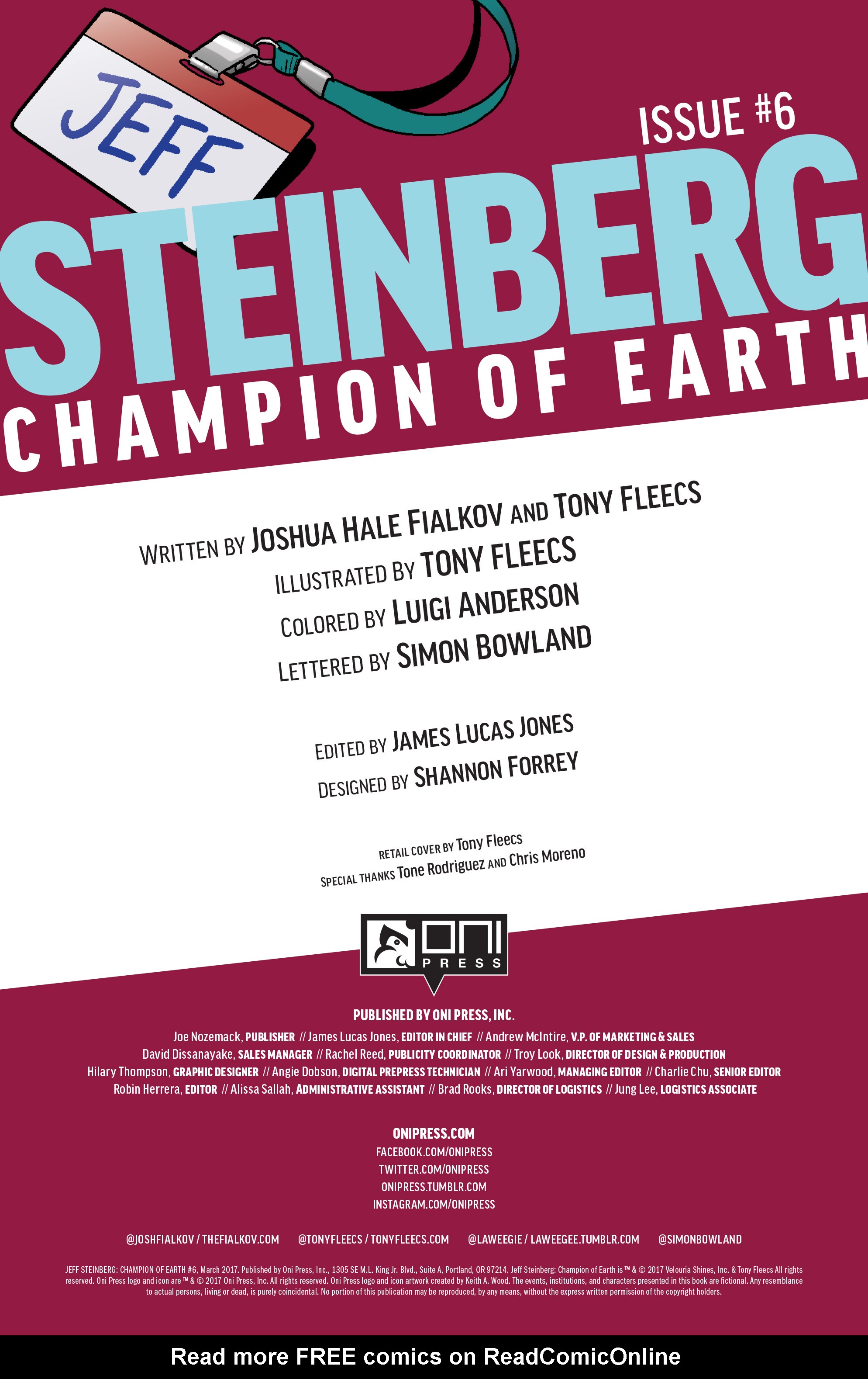 Read online Jeff Steinberg Champion of Earth comic -  Issue #6 - 2